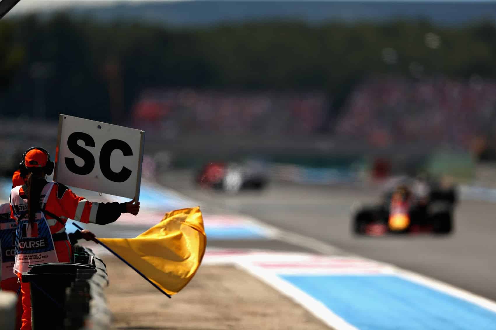 sárga zászló, SC, safety car