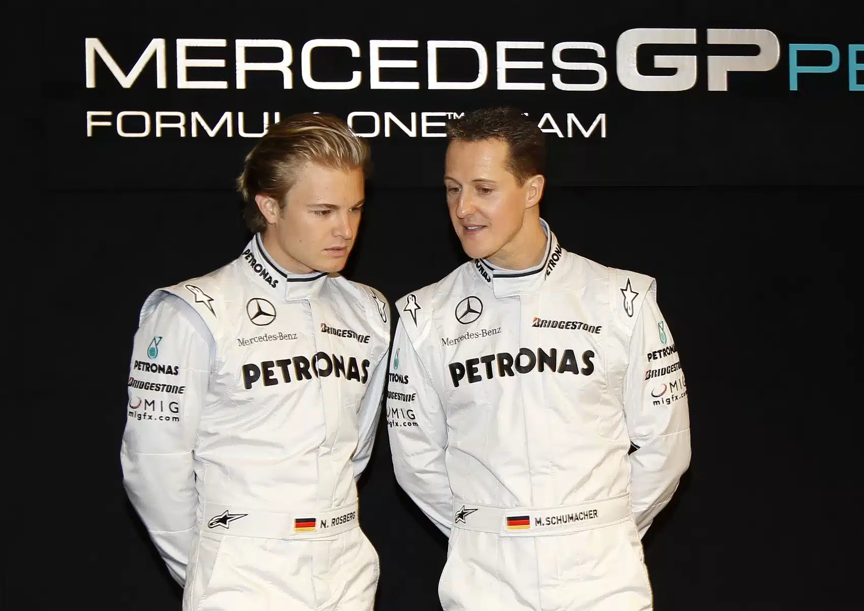 Nico Rosberg, Michael Schumacher