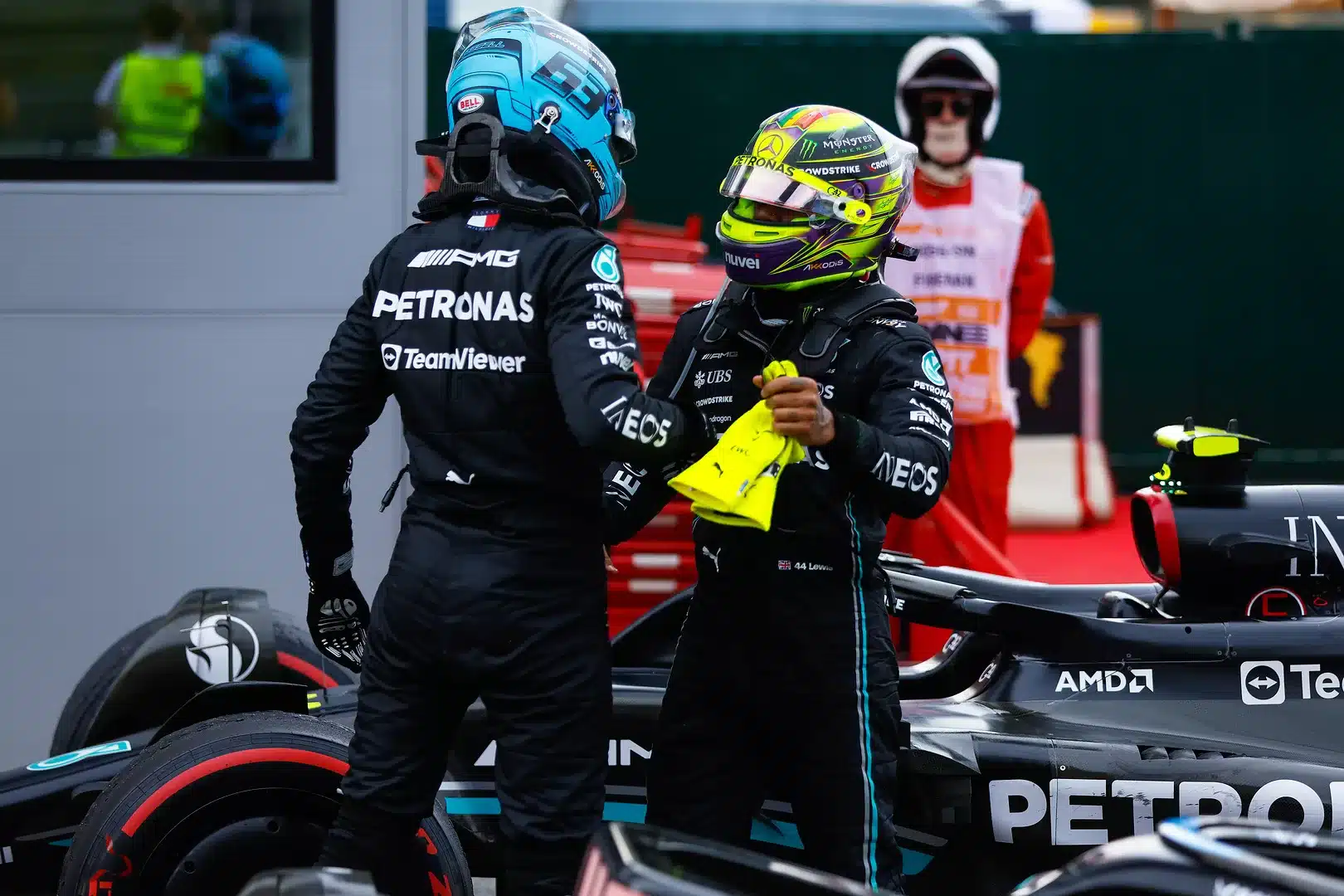 George Russell, Lewis Hamilton, Mercedes