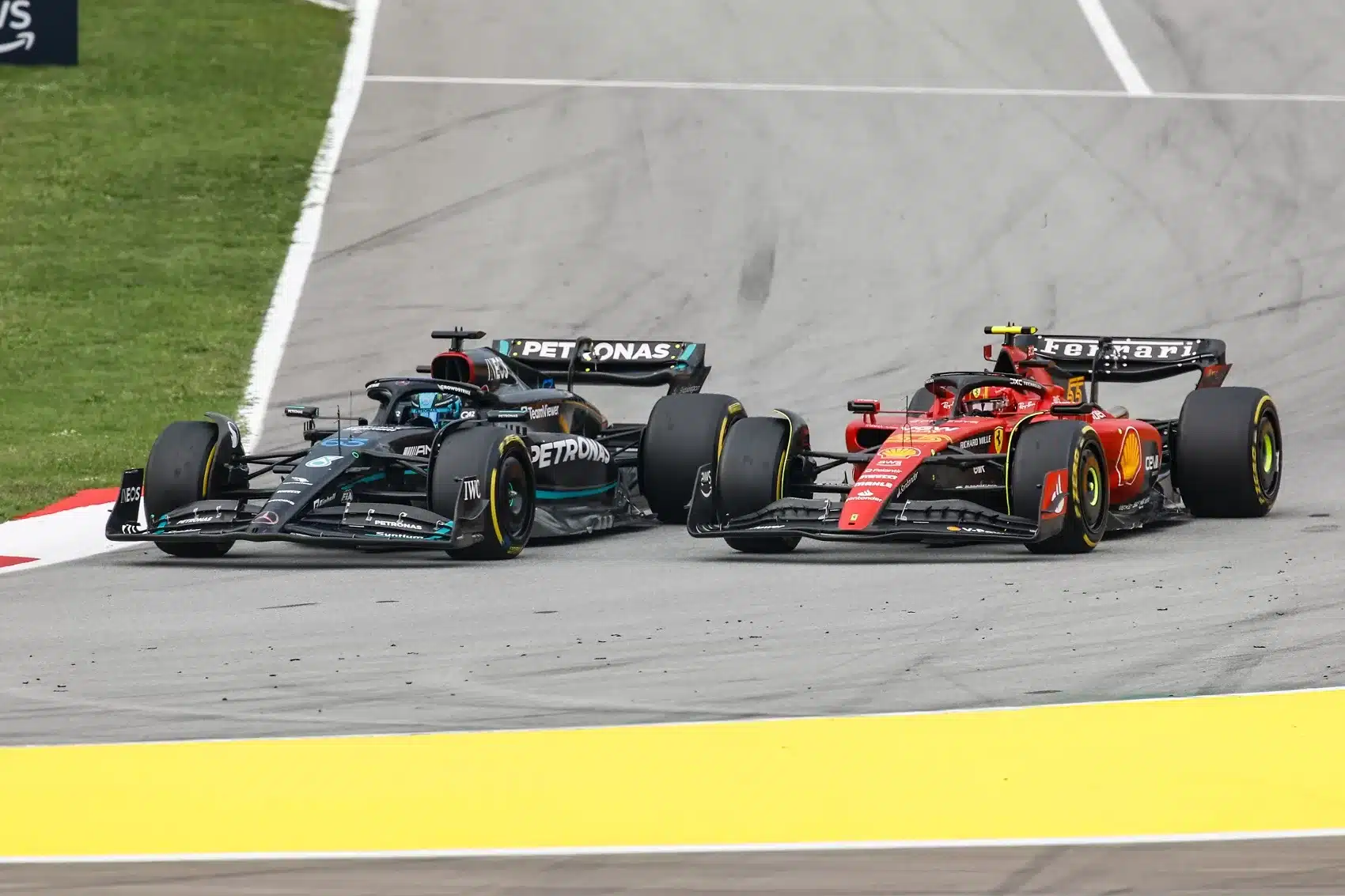 george russell, carlos sainz