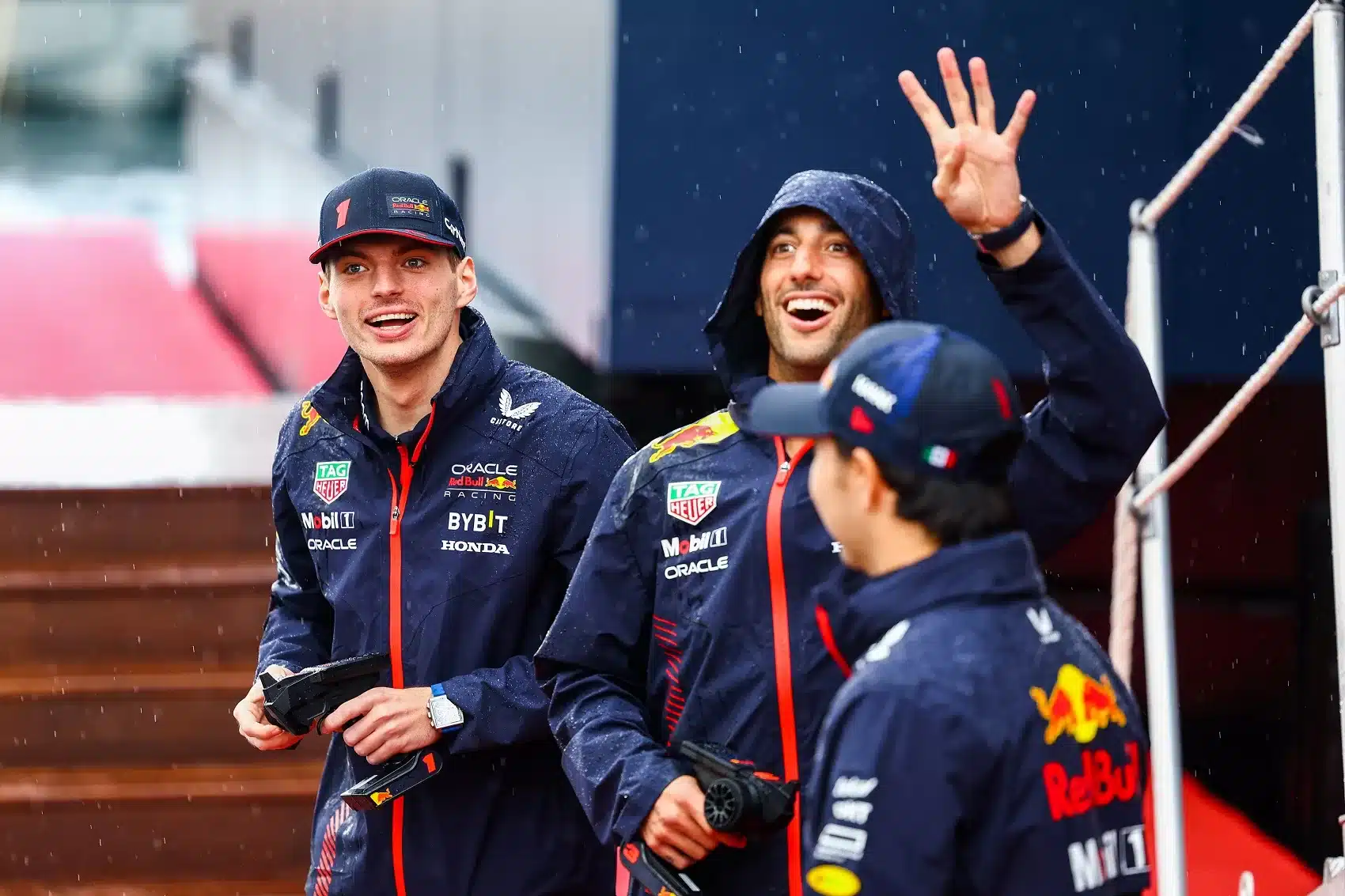 Max Verstappen, Sergio Perez, Daniel Ricciardo
