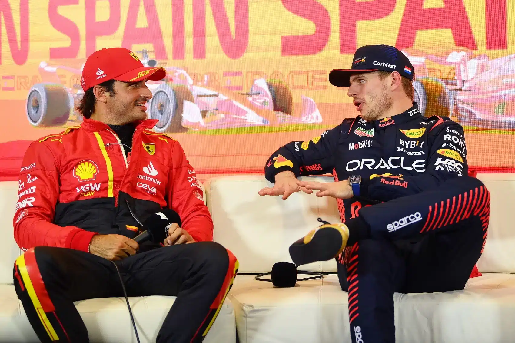 Carlos Sainz, max verstappen, ferrari