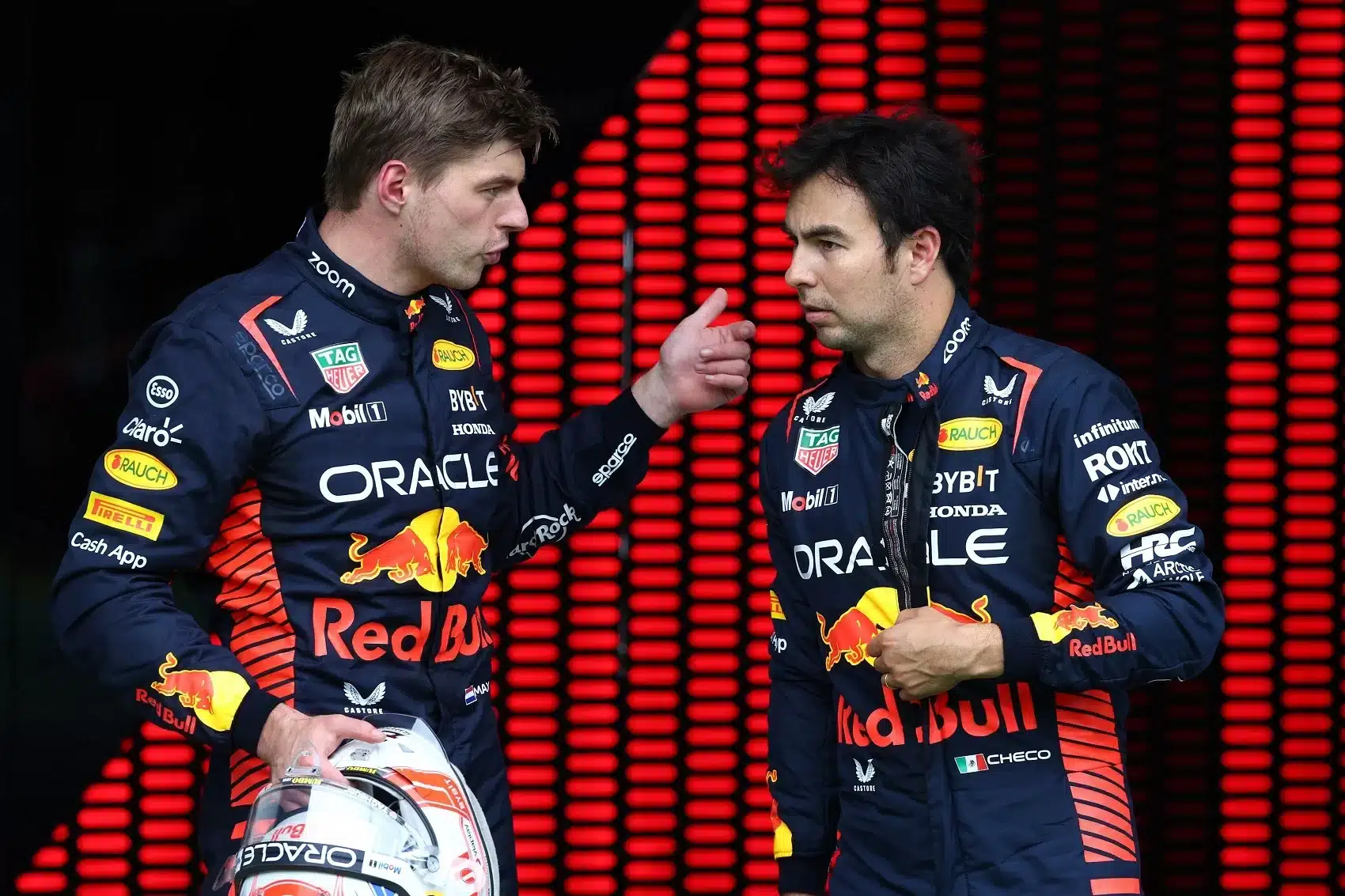 Max Verstappen, Sergio Pérez,