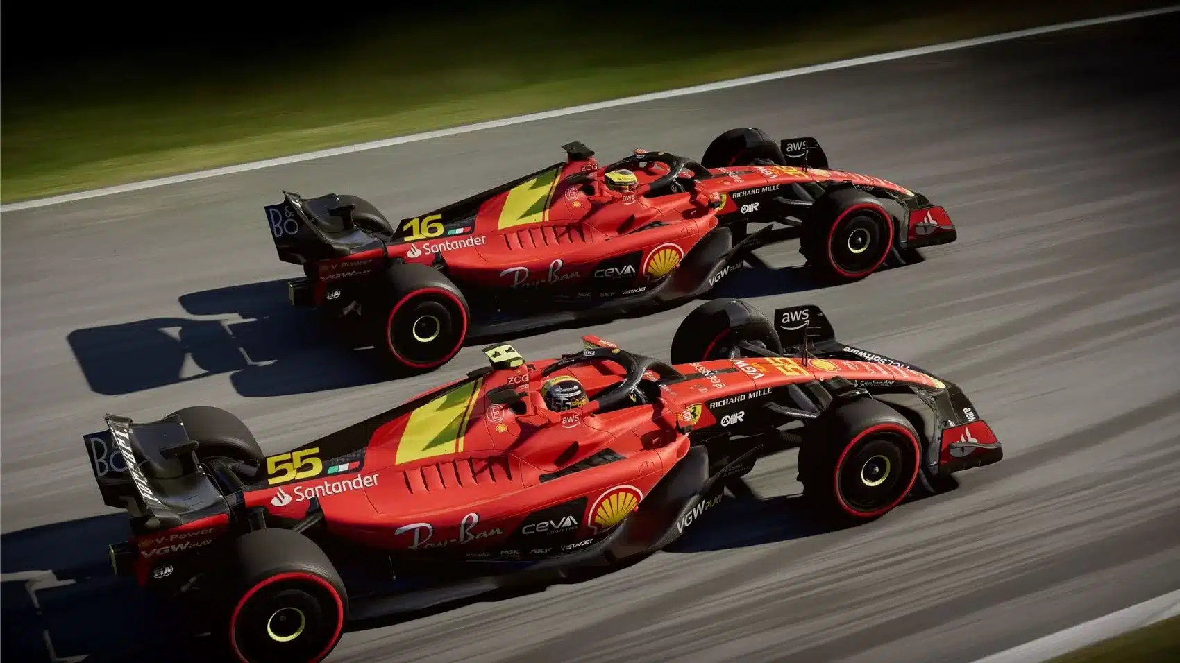 charles leclerc, carlos sainz, ferrari, vasseur