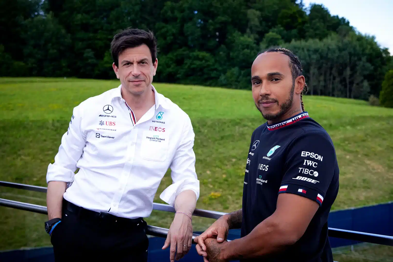 Toto Wolff, Lewis Hamilton