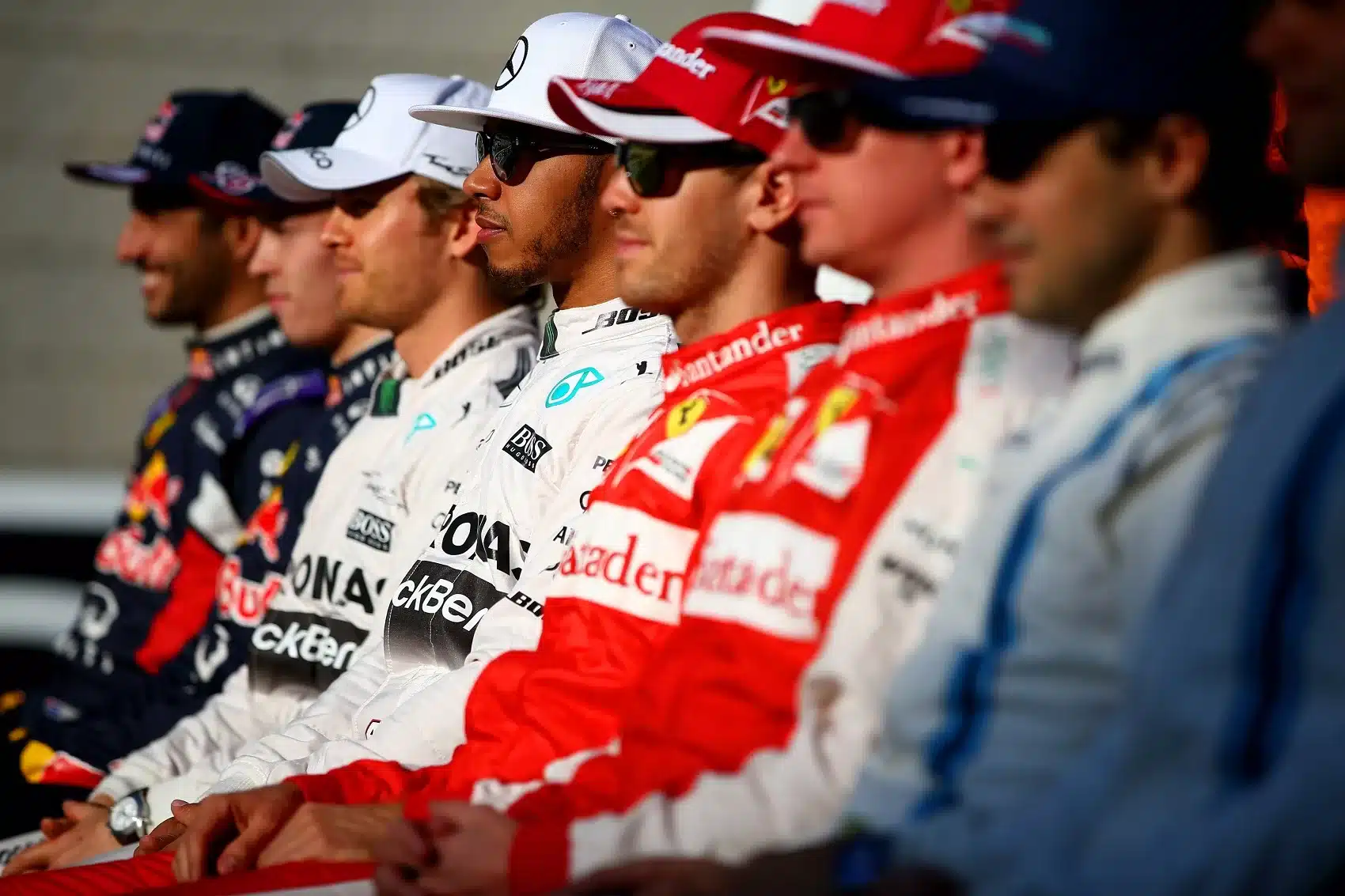 Vettel, Hamilton, Rosberg, F1