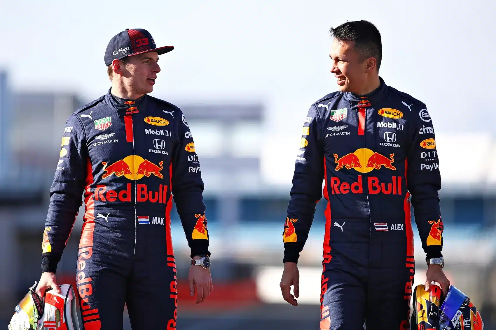 Max Verstappen, Alexander Albon, red bull