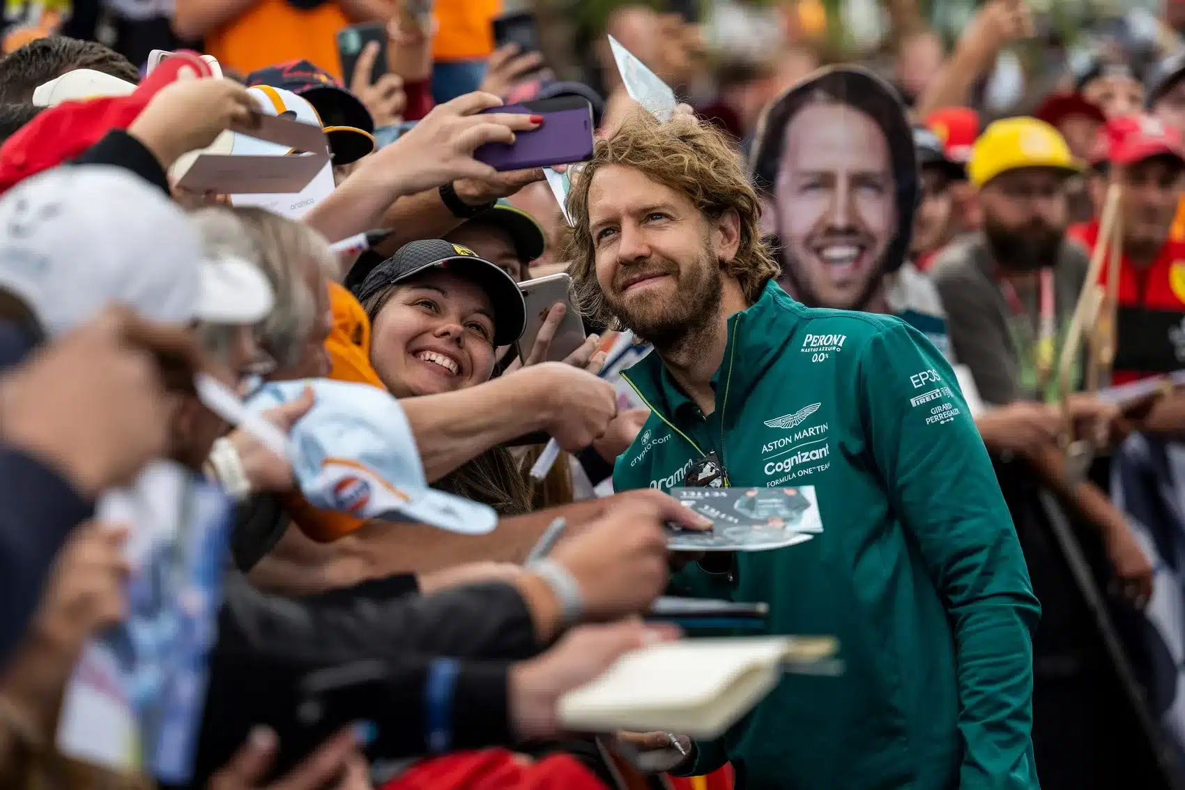 Sebastian Vettel, fans