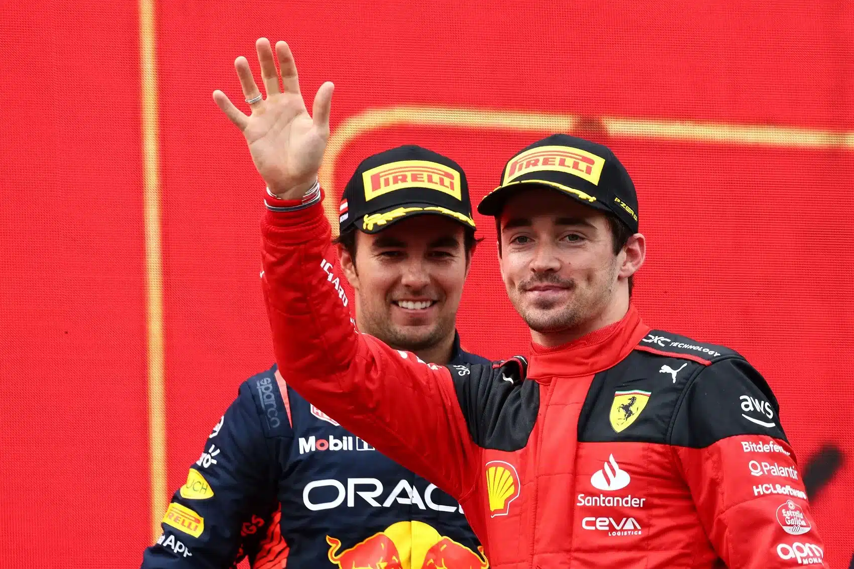 Charles Leclerc, sergio perez, ferrari