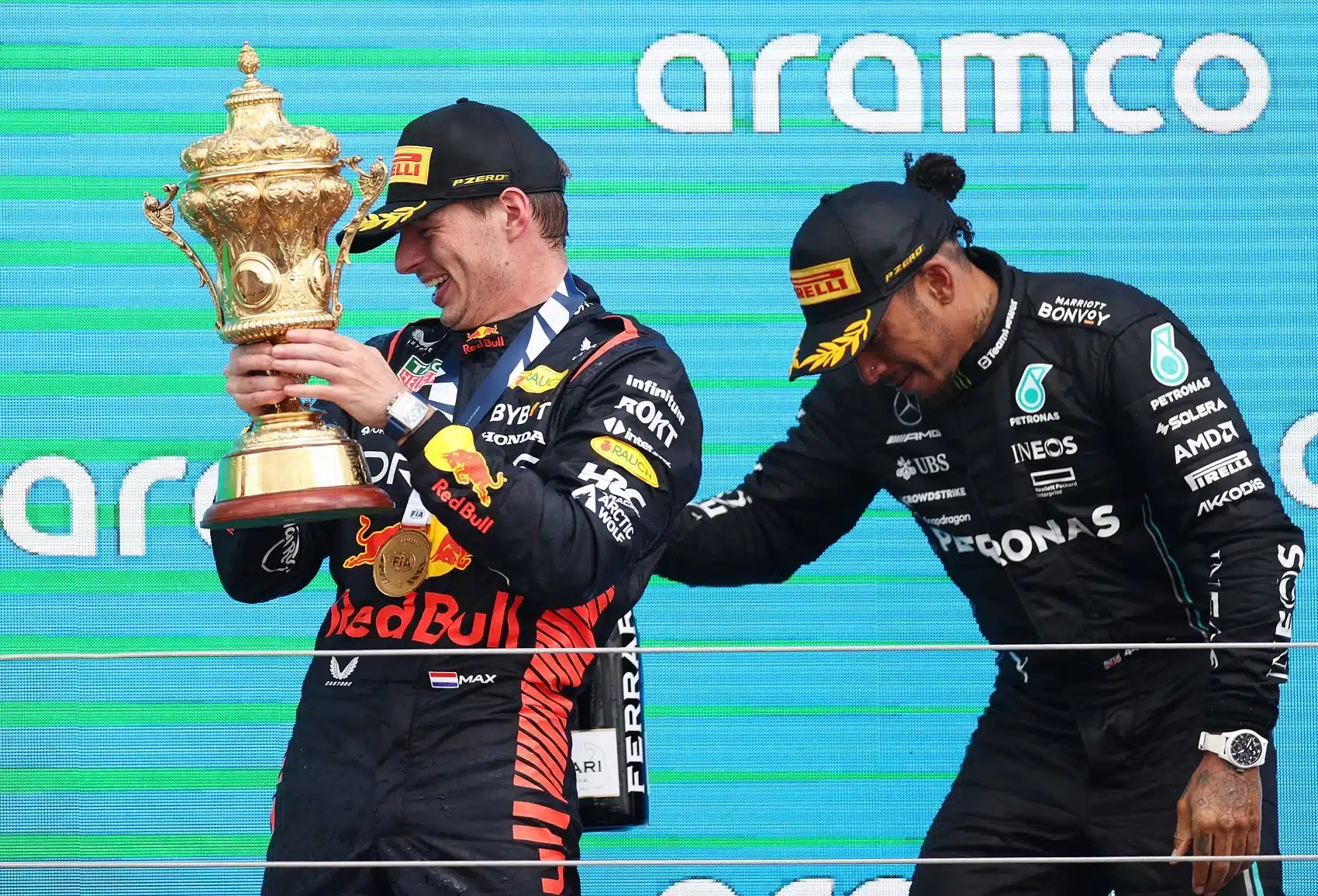 Max Verstappen, Lewis Hamilton