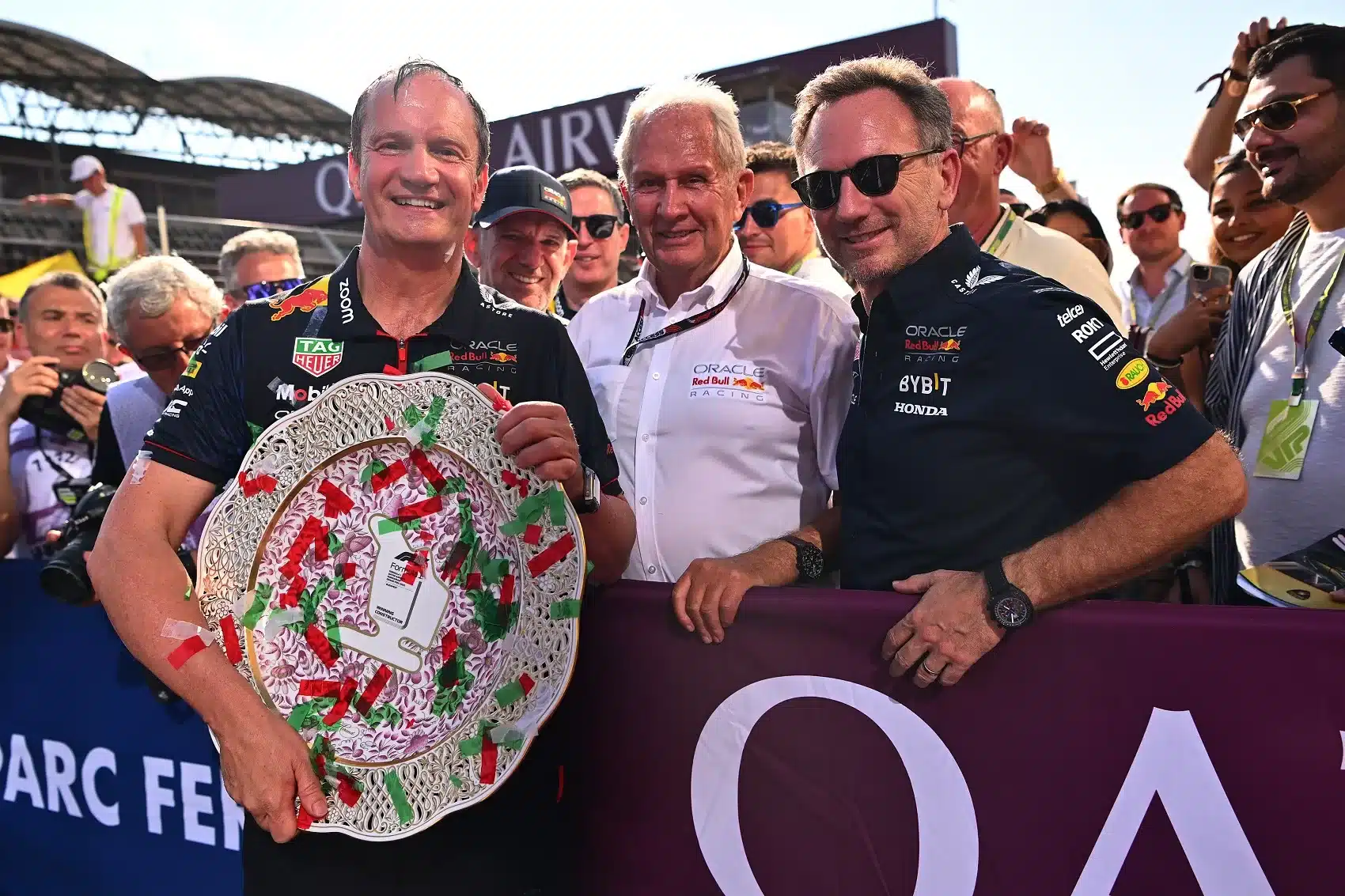 Paul Monaghan, Helmut Marko, Christian Horner