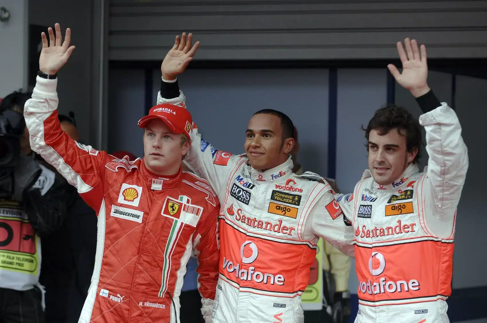 Kimi Räikkönen, Lewis Hamilton, Fernando Alonso, mclaren