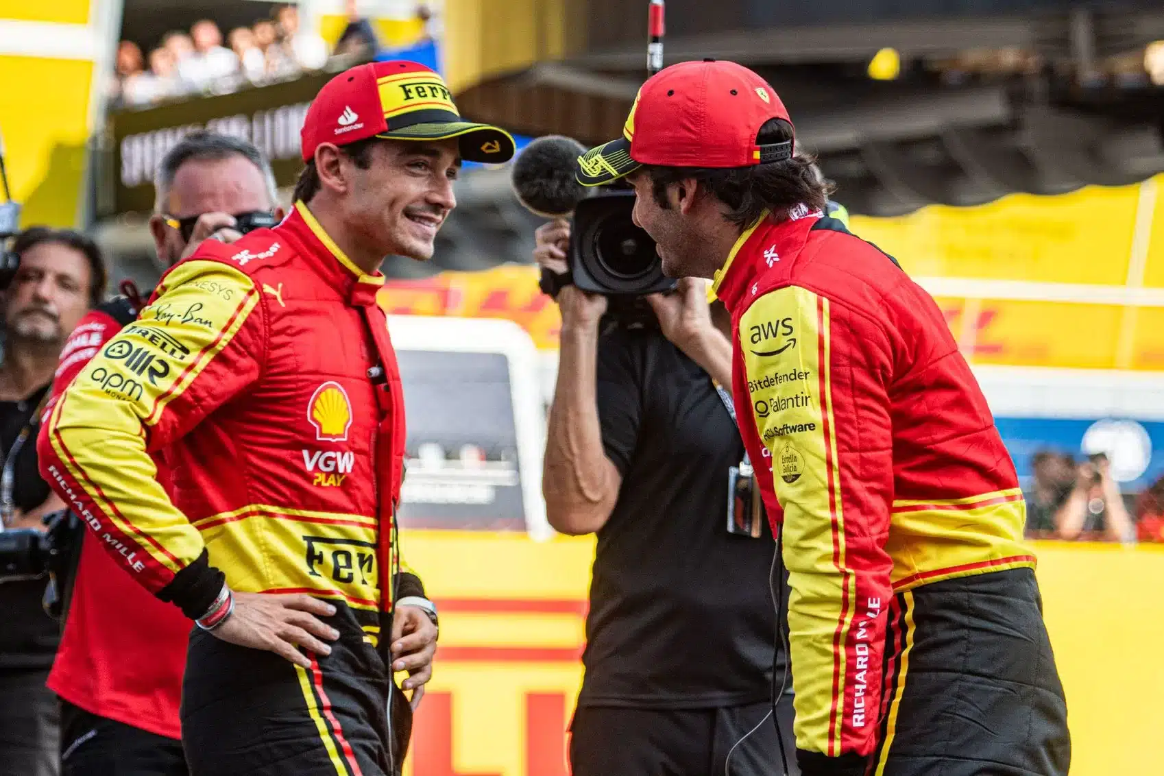 Charles Leclerc, Carlos Sainz, ferrari