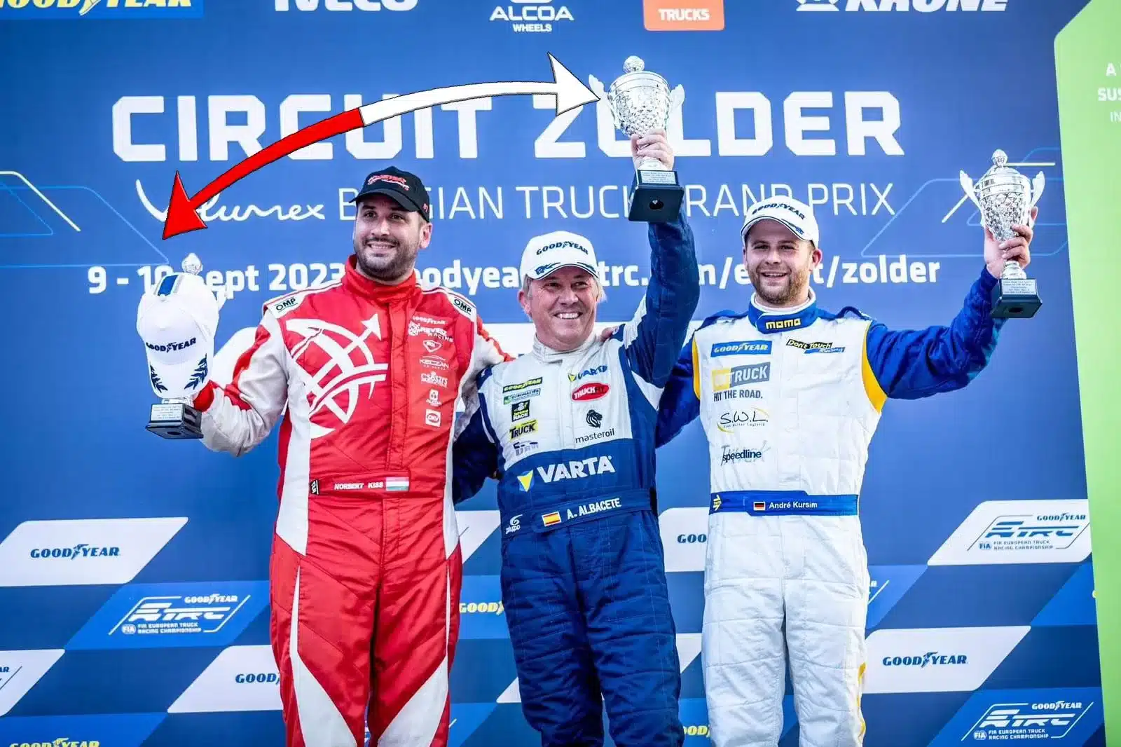 kiss norbert, antonio albacete, andré kursim, zolder