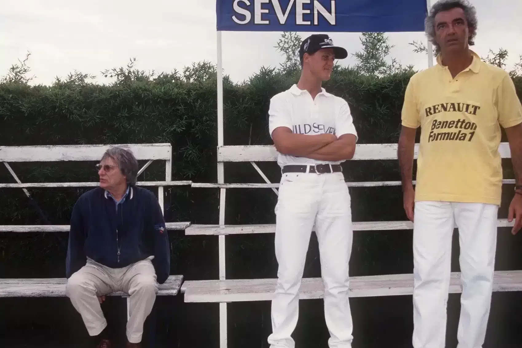 Bernie Ecclestone, Michael Schumacher, Flavio Briatore, f1