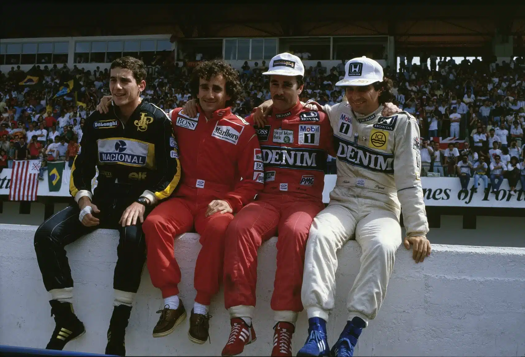 Ayrton Senna, Alain Prost, Nigel Mansell, Nelson Piquet, forma-1
