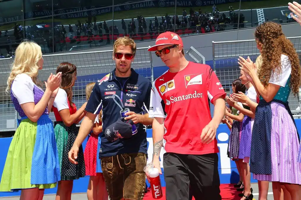 Sebastian Vettel, Kimi Räikkonen, kubica