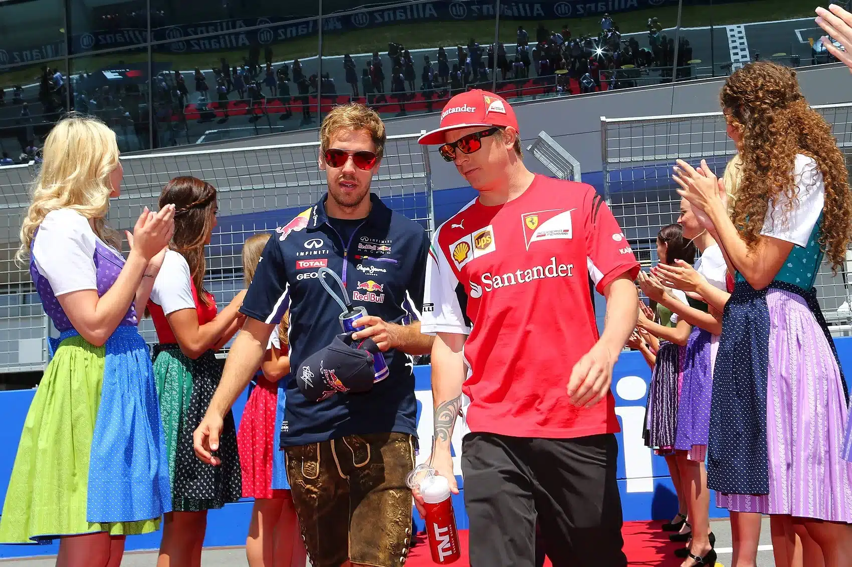 Sebastian Vettel, Kimi Räikkonen, kubica
