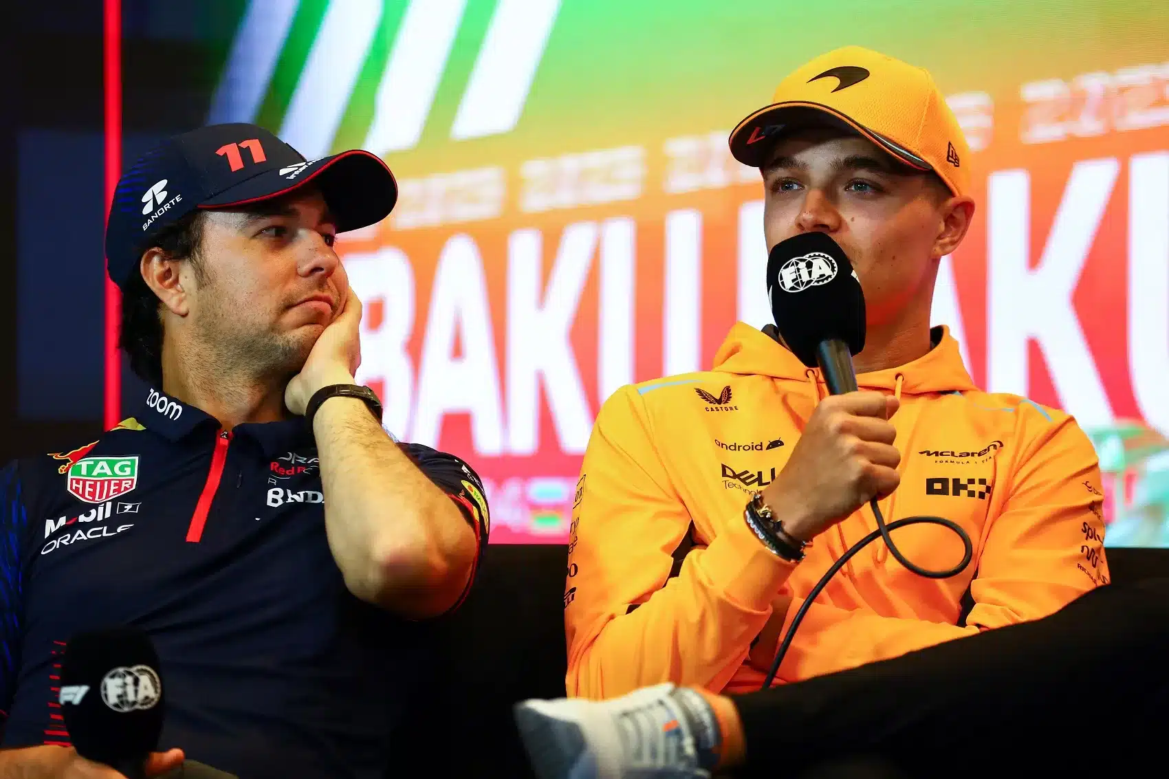 lando norris, sergio perez