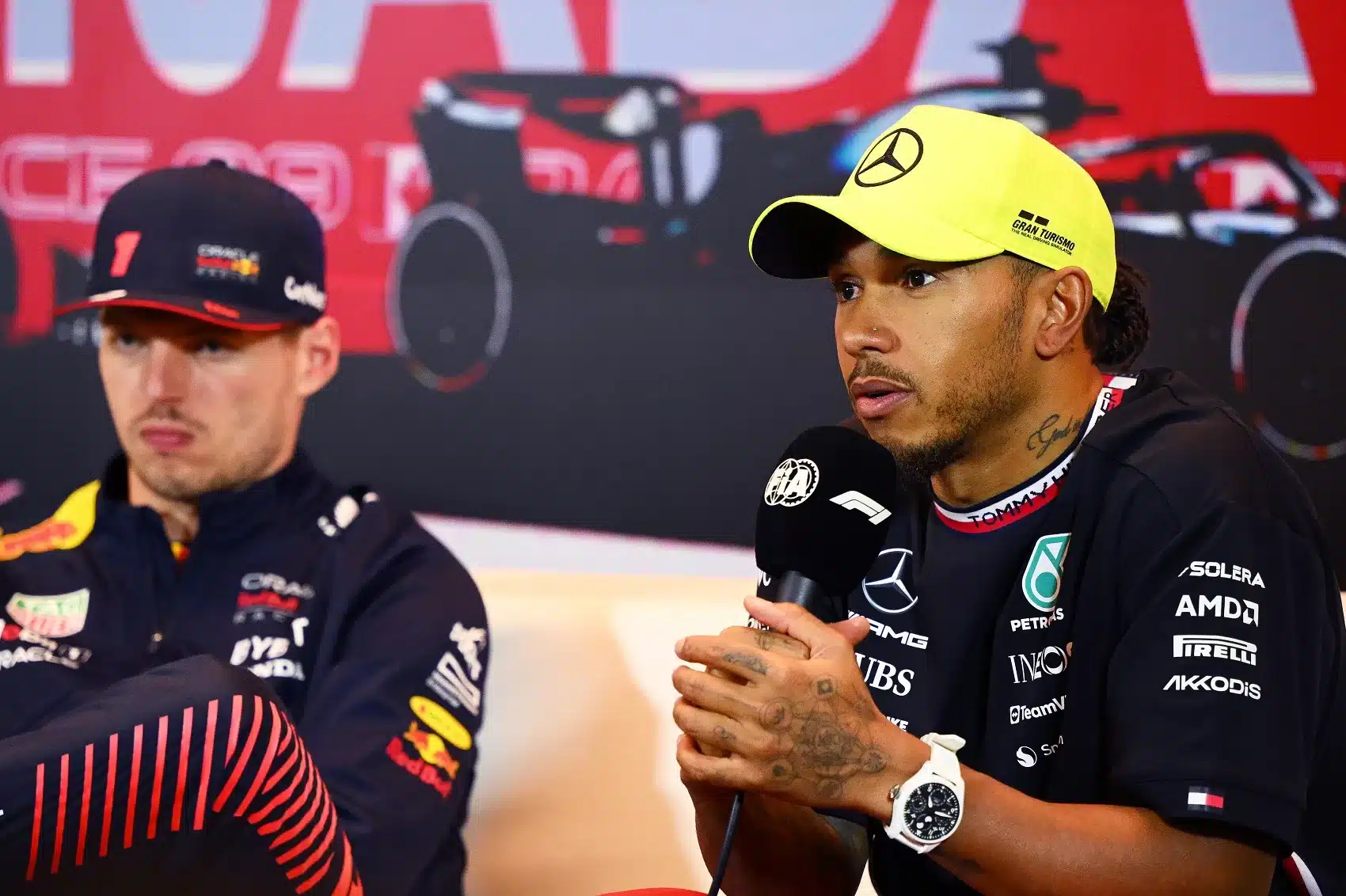 Max Verstappen, Lewis Hamilton