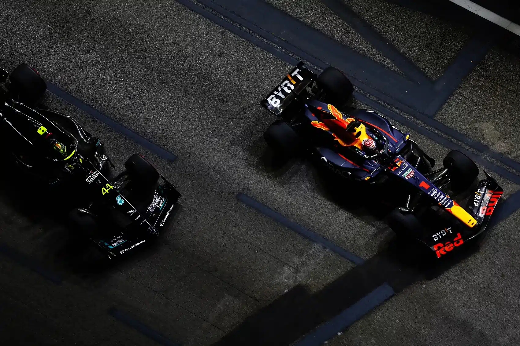 Max Verstappen, Lewis Hamilton
