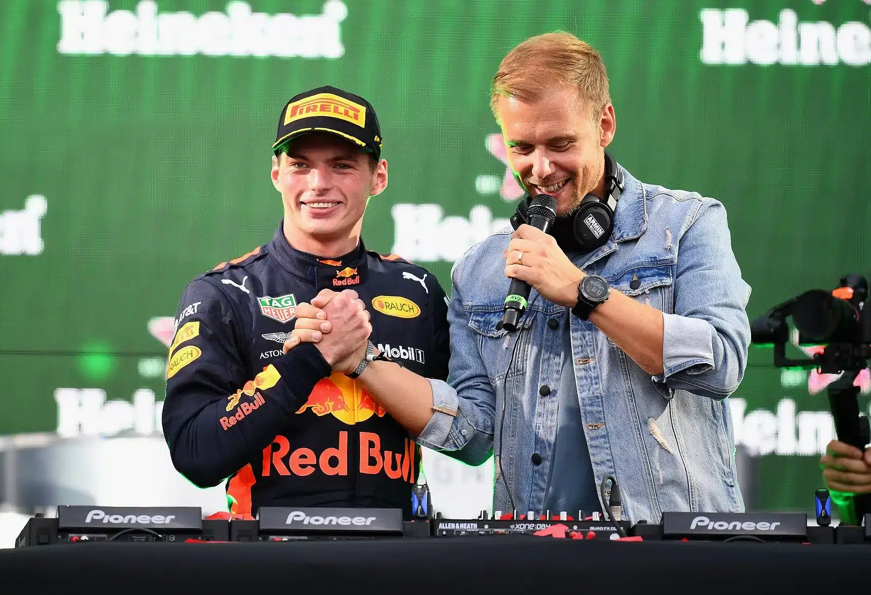 Max Verstappen, Armin van Buuren