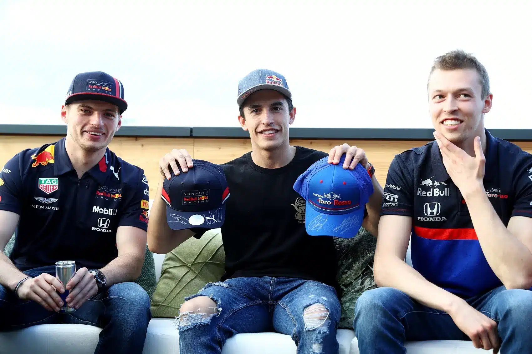 Marc Marquez, Max Verstappen, Daniil Kvyat, rossi