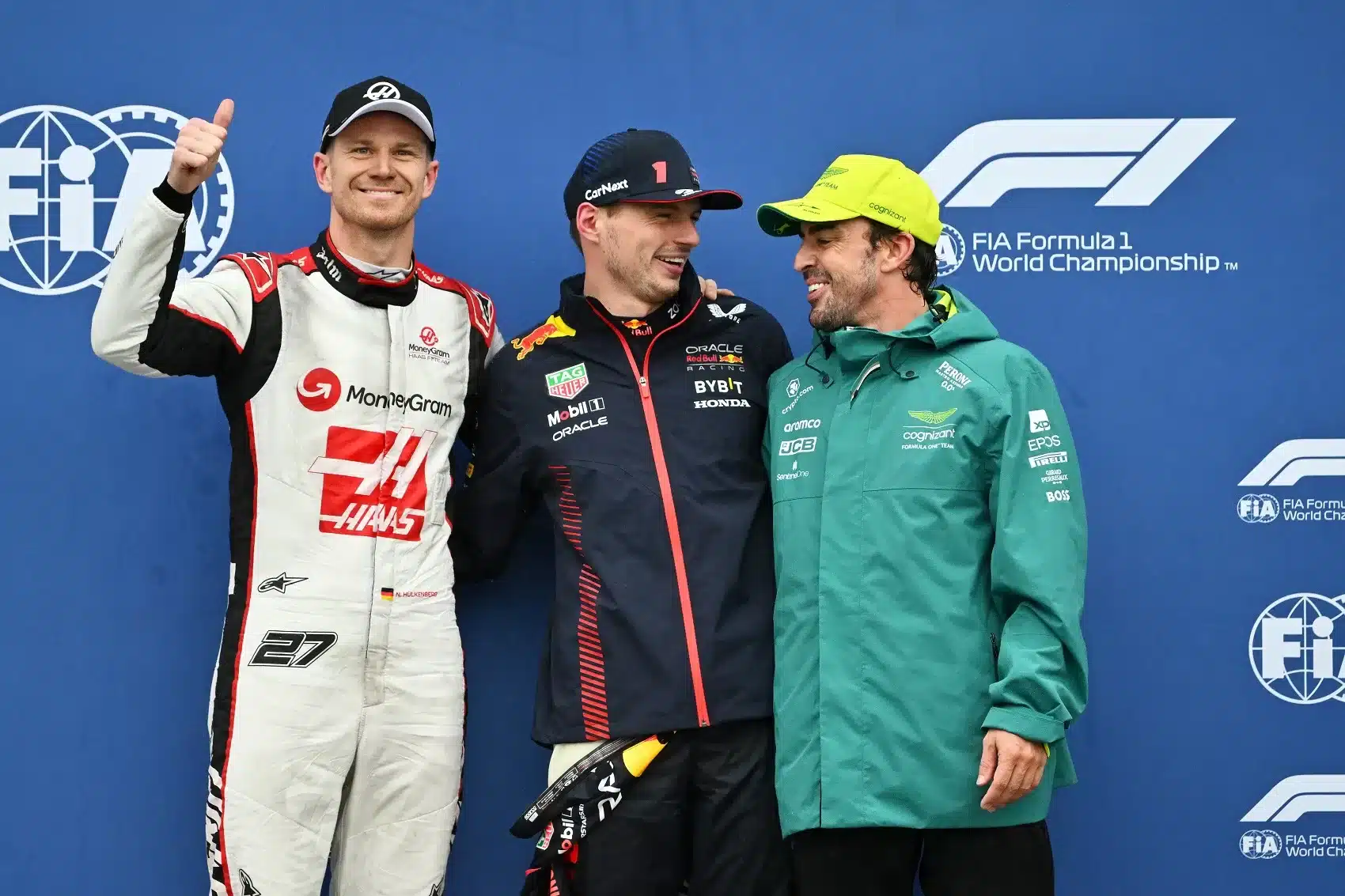 Max Verstappen, Nico Hülkenberg, Fernando Alonso