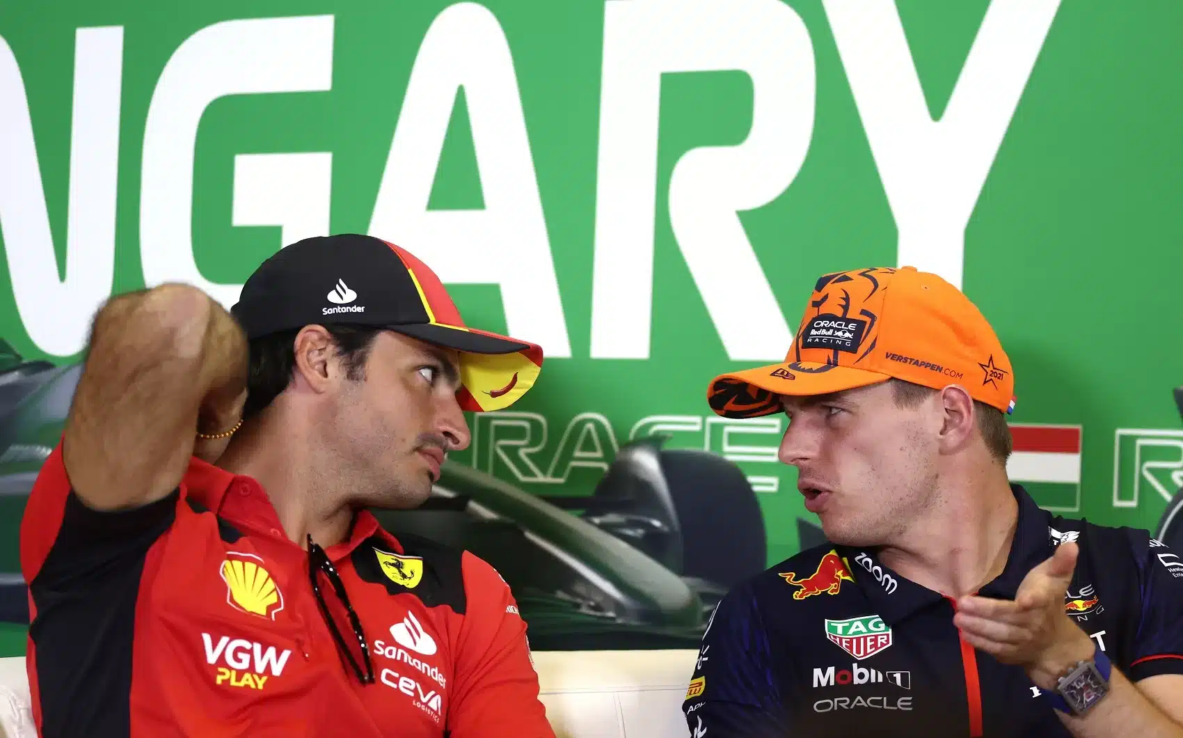 Carlos Sainz, Max Verstappen, red bull