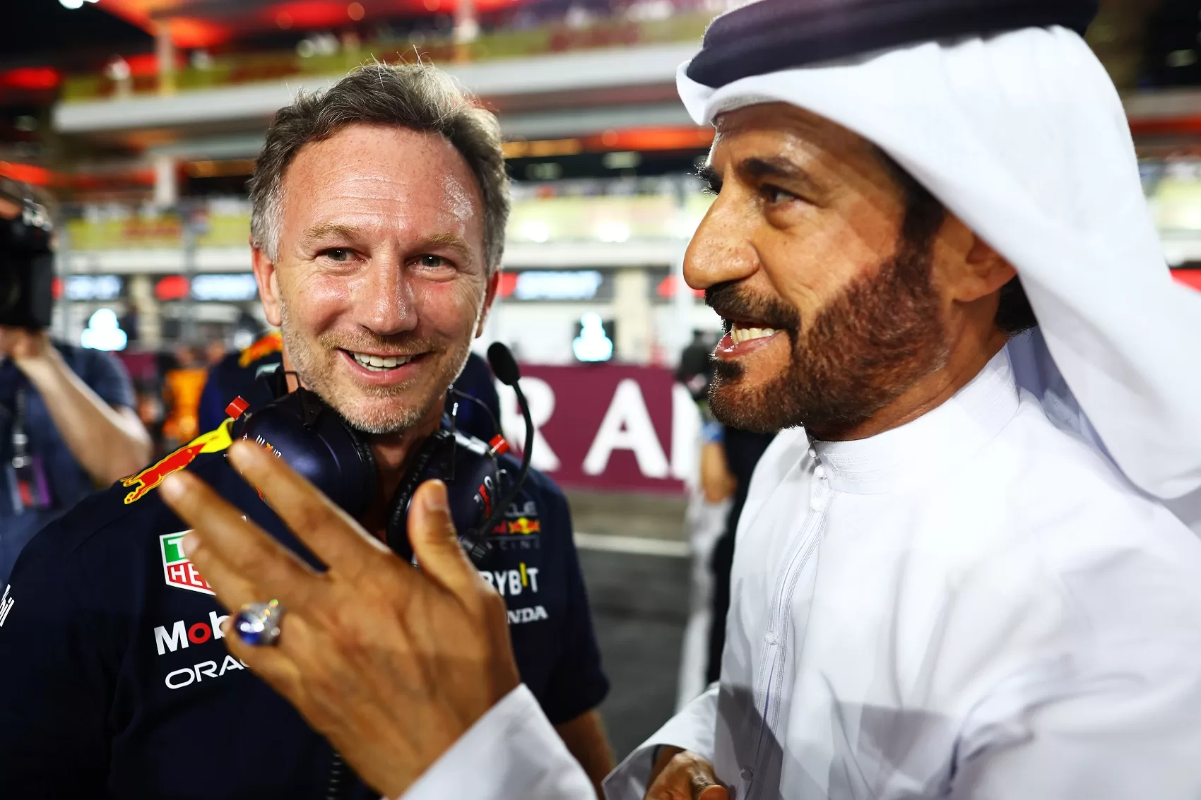 Christian Horner, Mohammed ben Sulayem, FIA