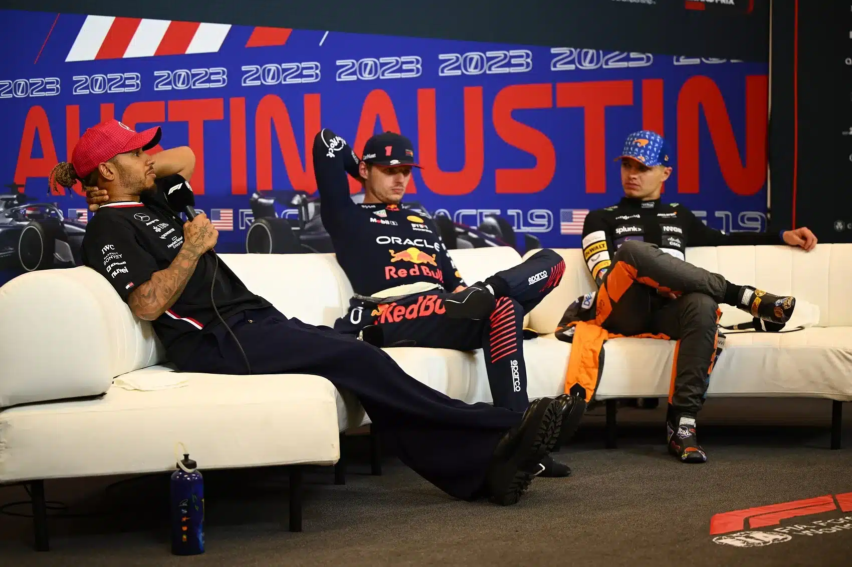 Max Verstappen, Lewis Hamilton, Lando Norris