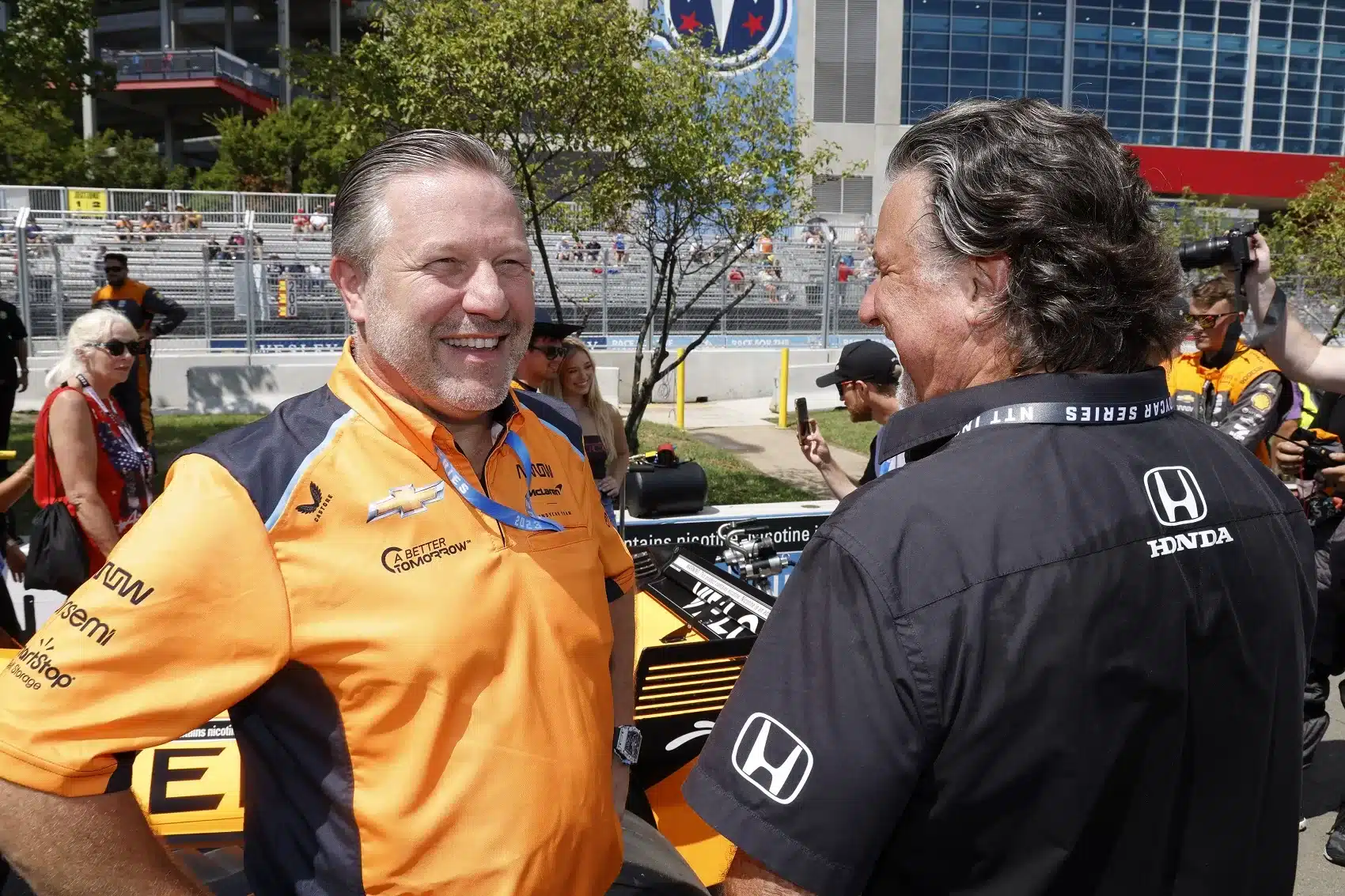 Zak Brown, Michael Andretti, mclaren