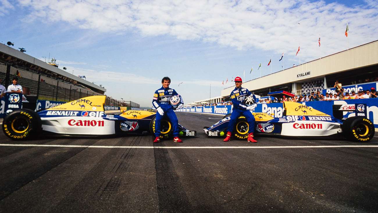 Alain Prost, Damon Hill, williams