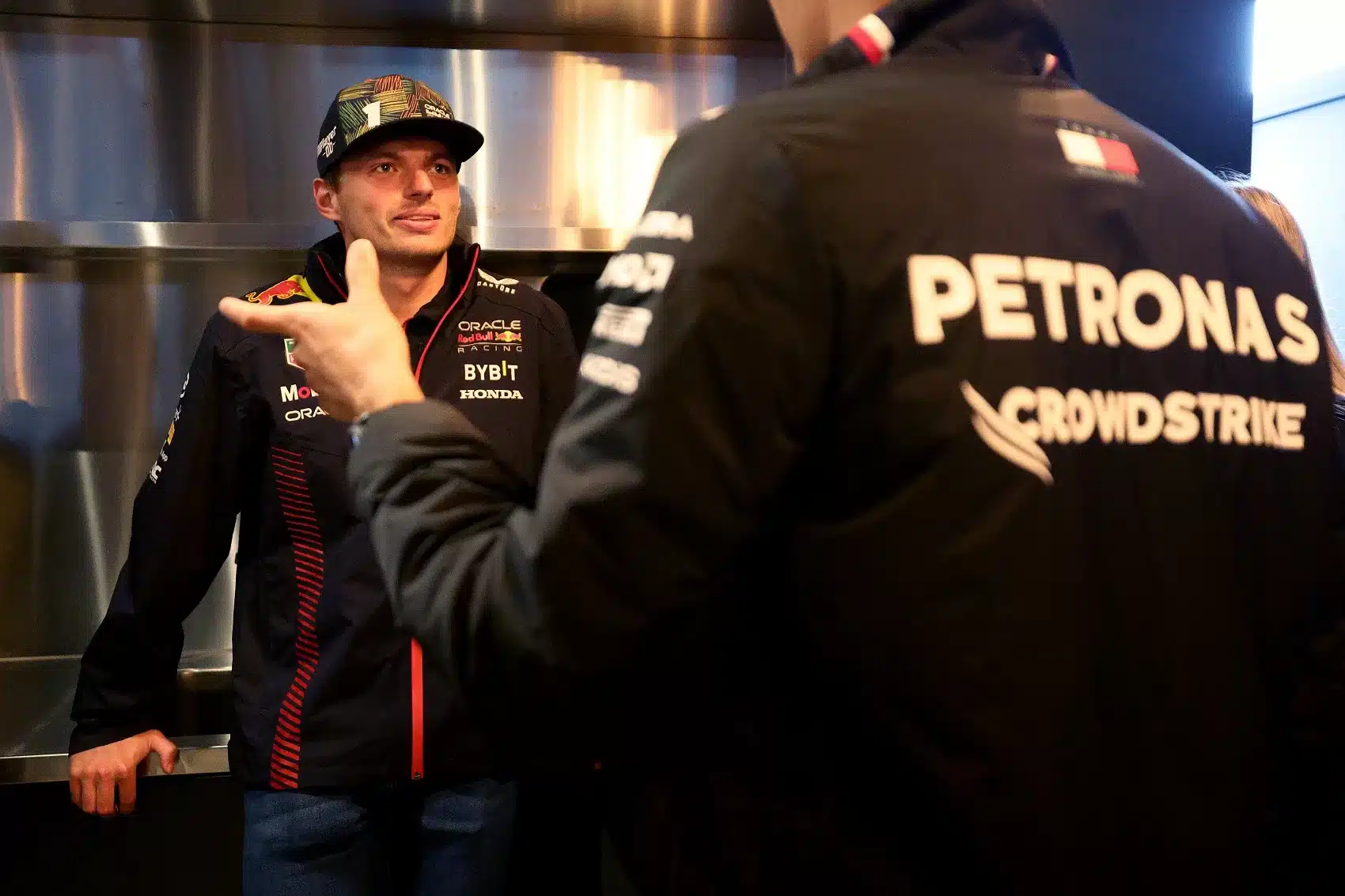 George Russell, Max Verstappen
