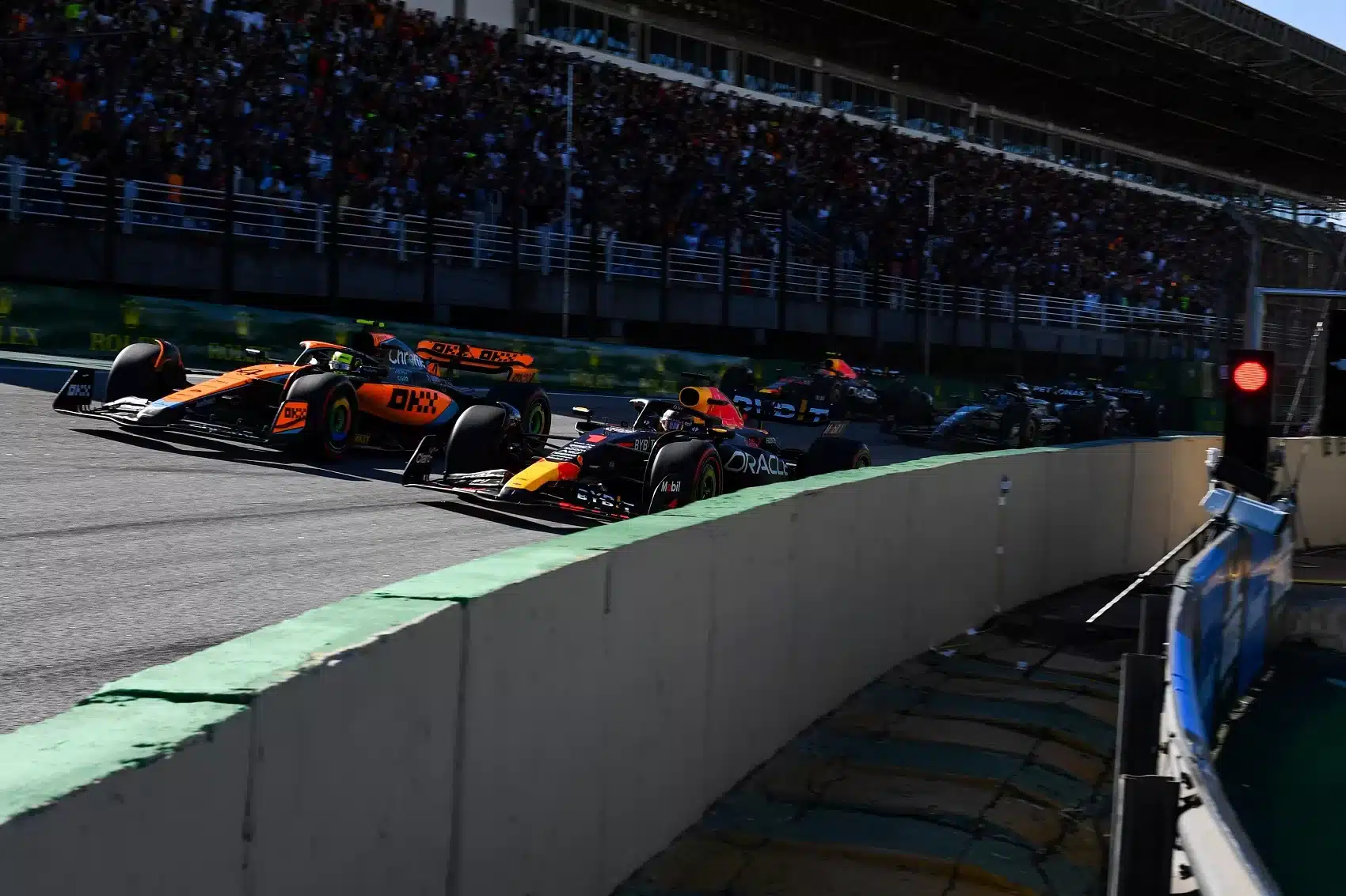 Max Verstappen, Lando Norris, brazil rajt