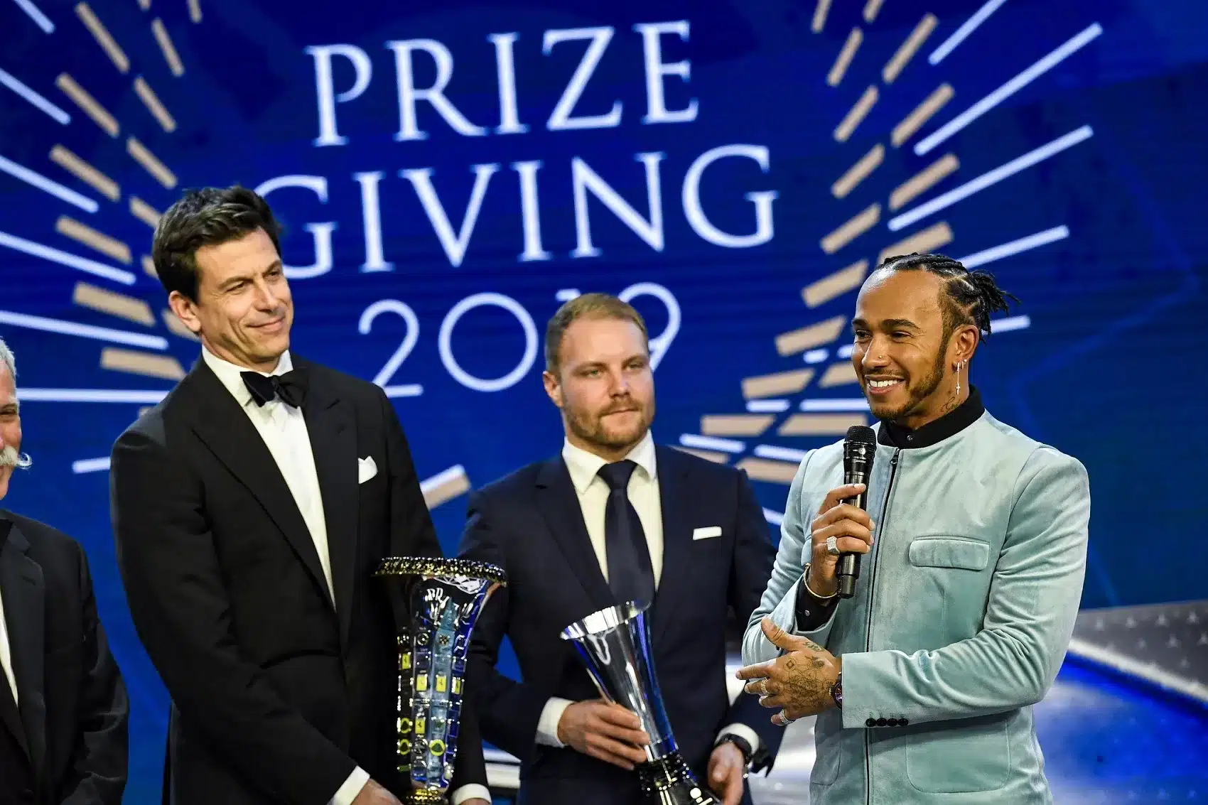 Lewis Hamilton. Toto Wolff, Valterri Bottas, fia