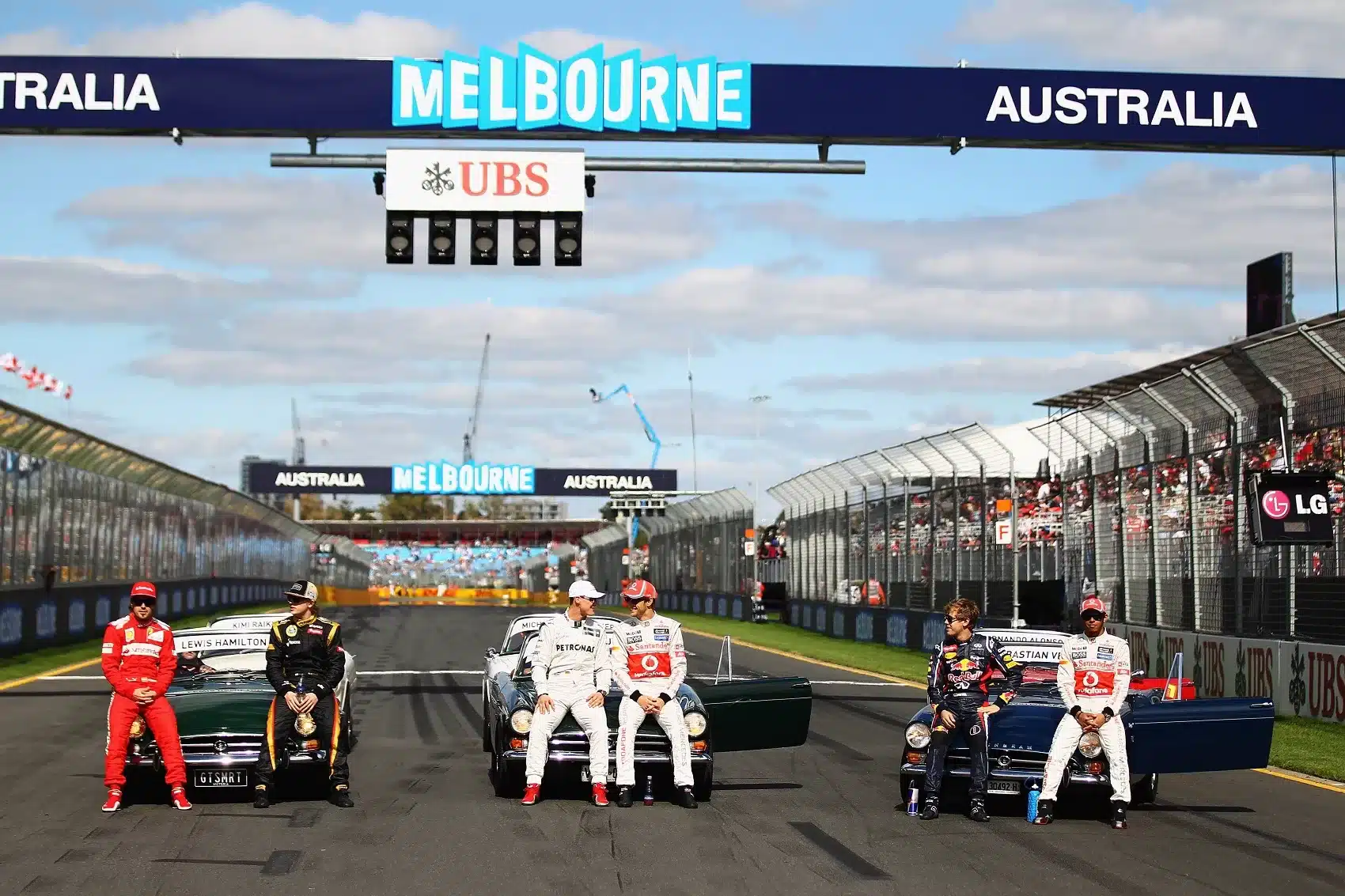 Fernando Alonso, Kimi Räikkönen, Michael Schumacher, Jenson Button, Sebastian Vettel, Lewis Hamilton, f1