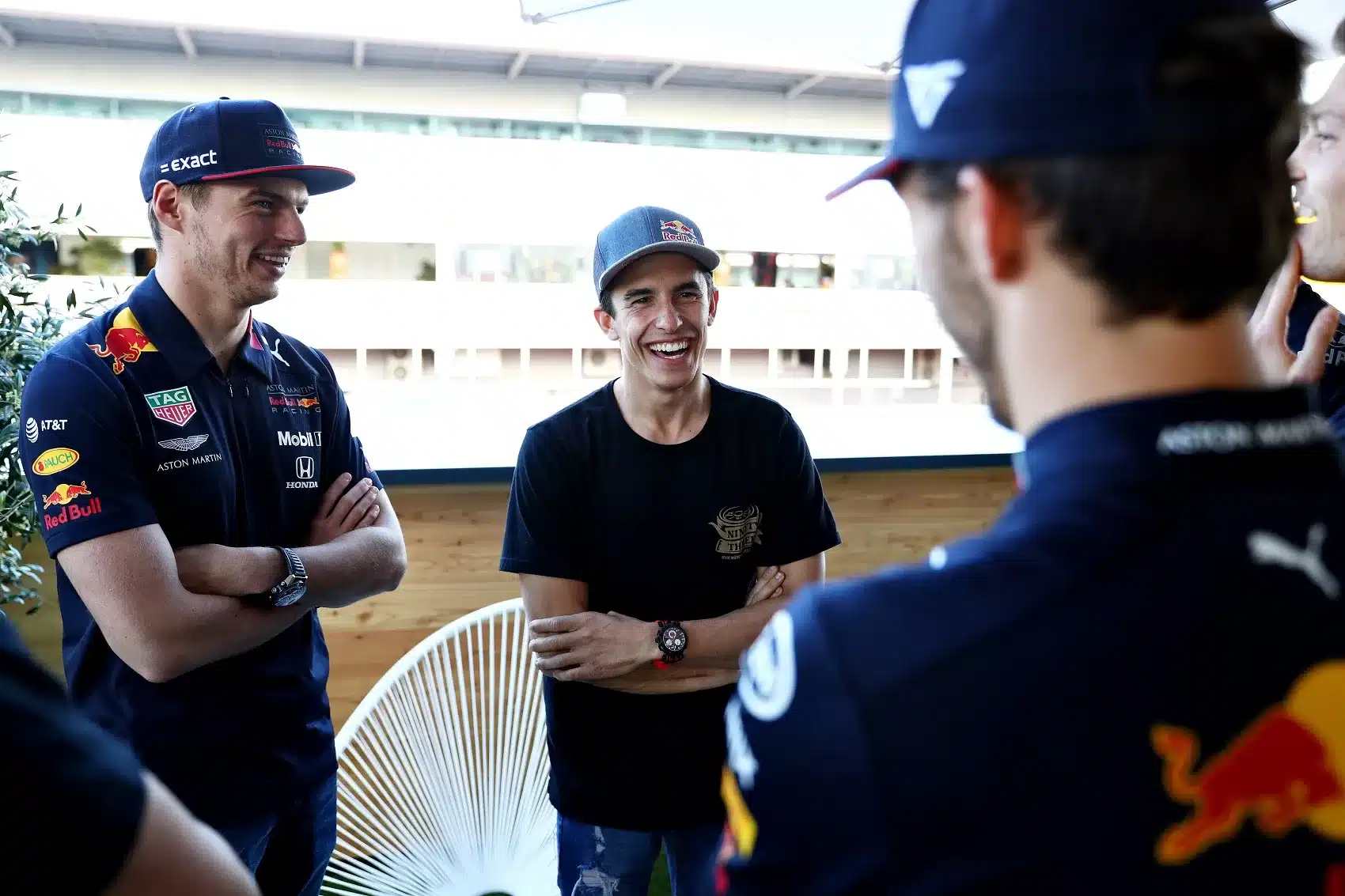 Marc Marquez, Pierre Gasly, Max Verstappen