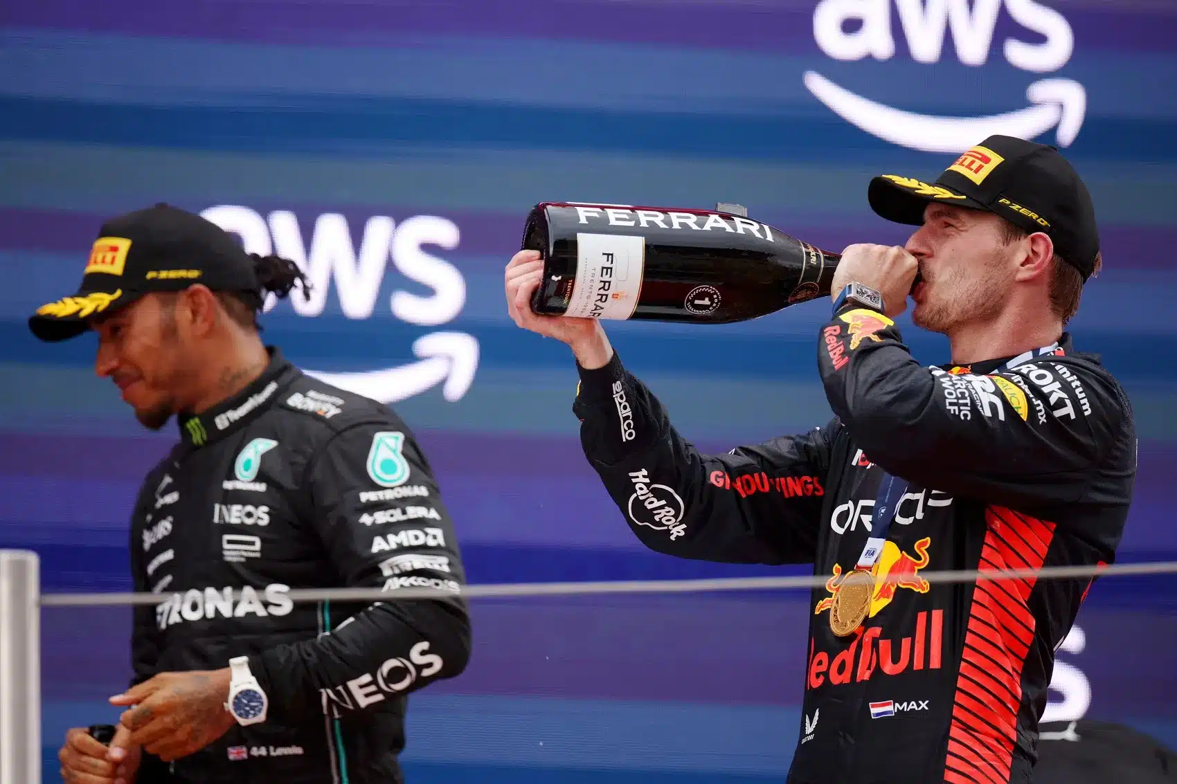 Max Verstappen, Lewis Hamilton
