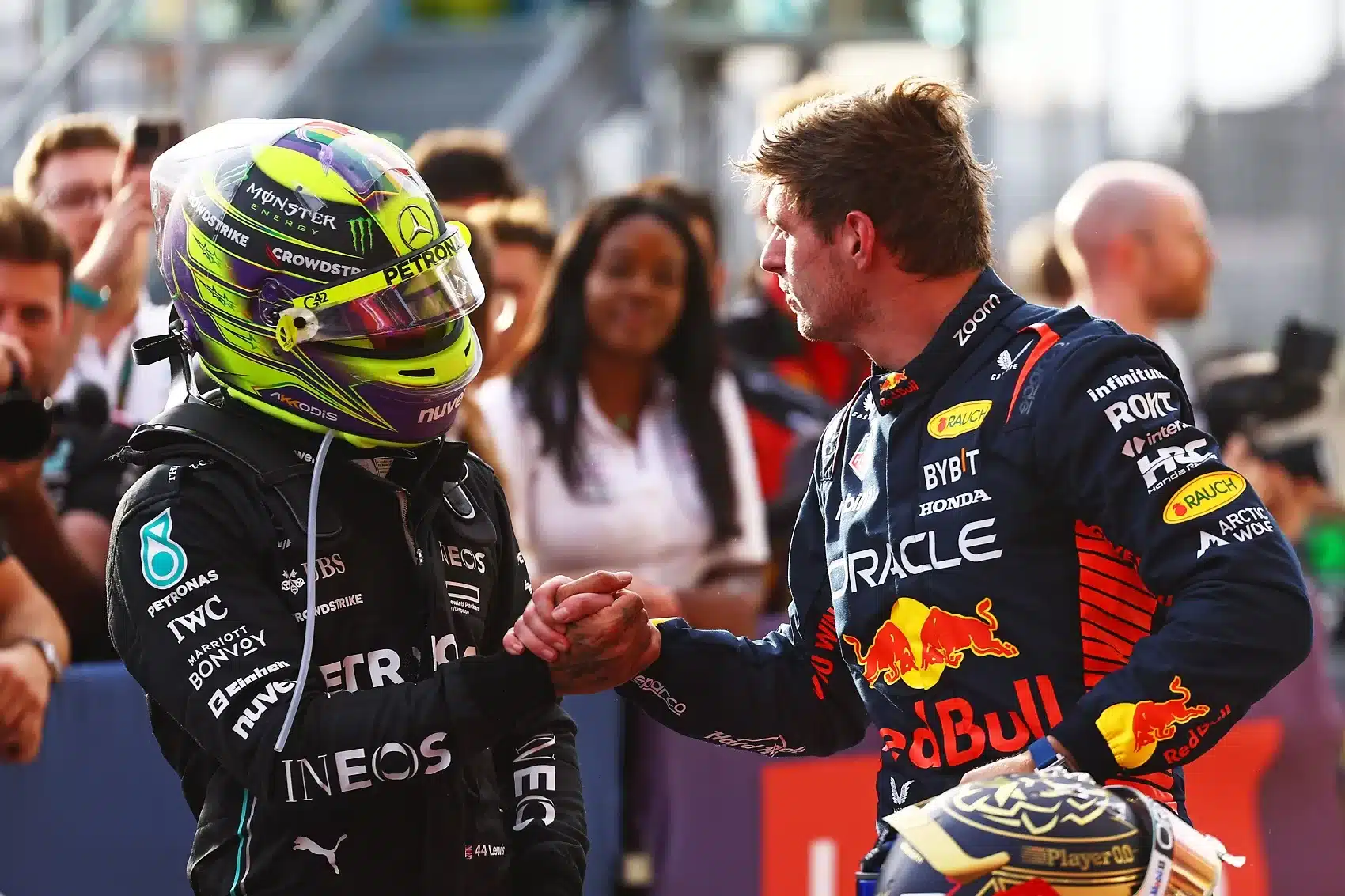 Max Verstappen, Lewis Hamilton