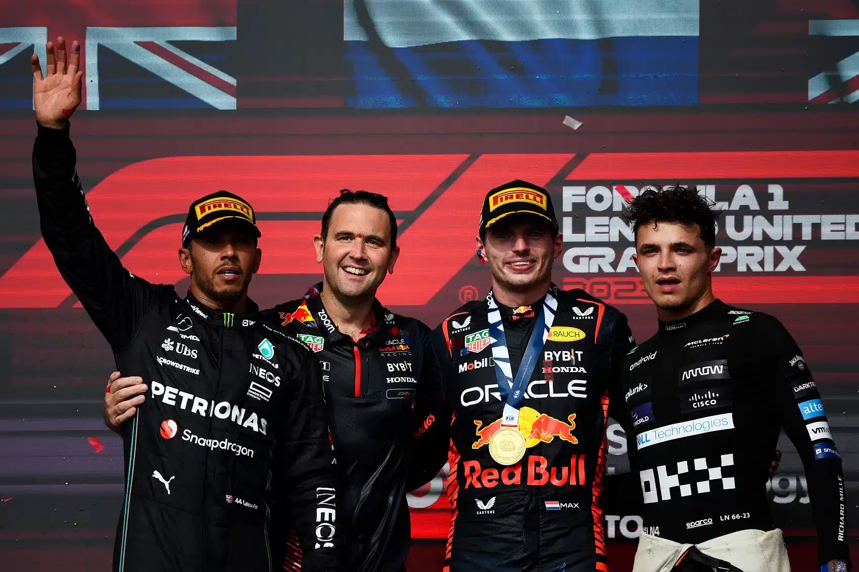 Lewis Hamilton, Max Verstappen, Lando Norris, F1, Austin