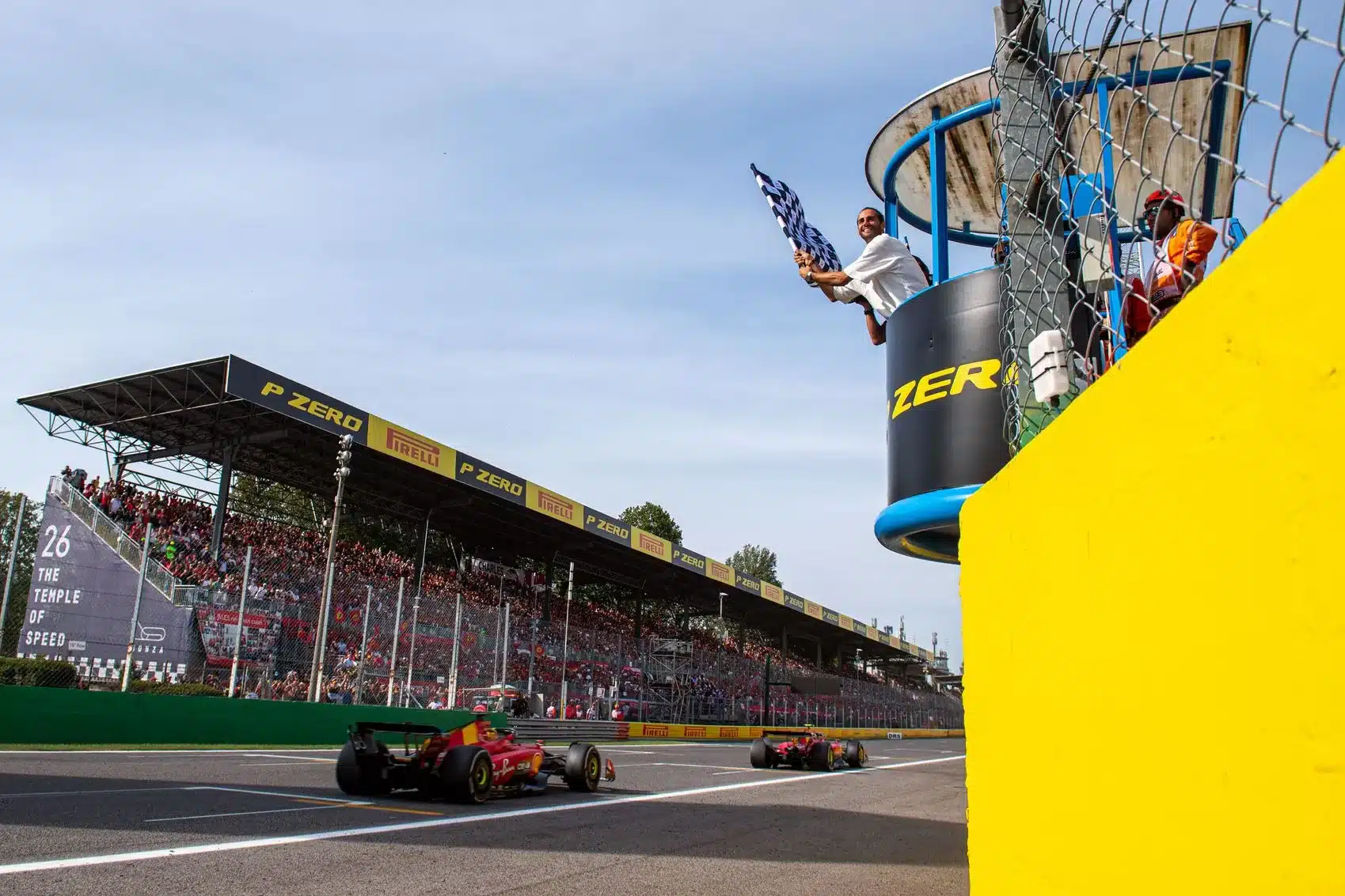 Carlos Sainz, Charles Leclerc, Monza