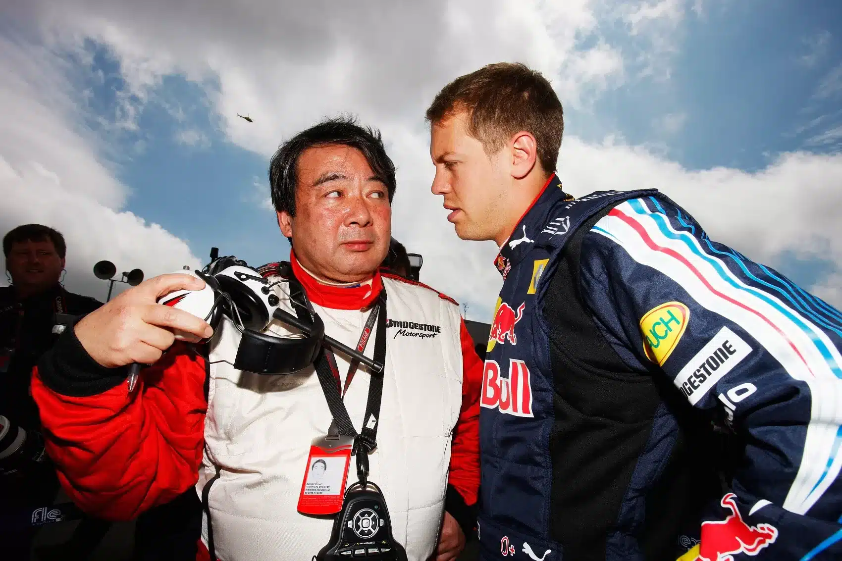 Sebastian Vettel, Hirohide Hamashima, coulthard