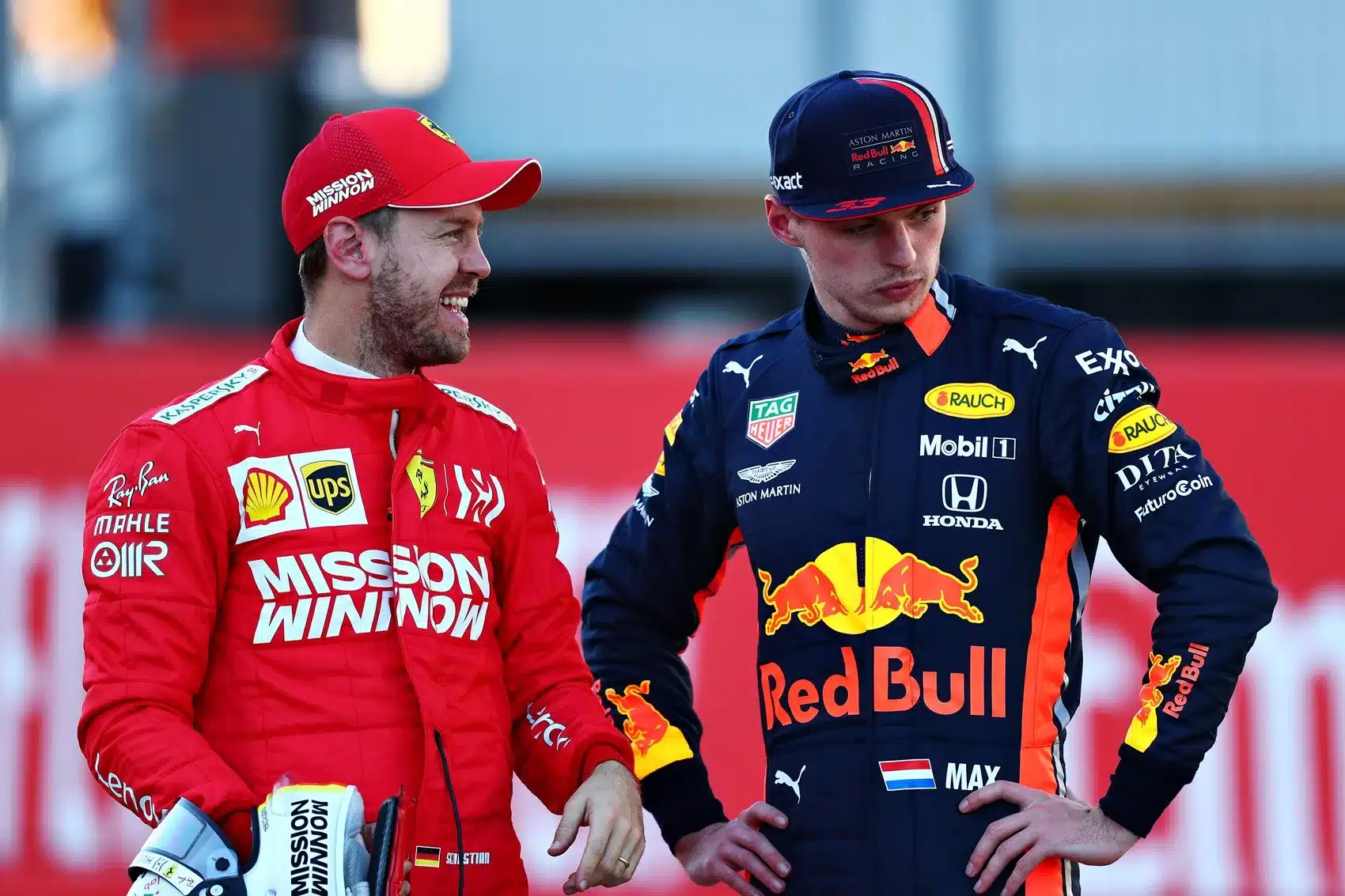 Sebastian Vettel, Max Verstappen