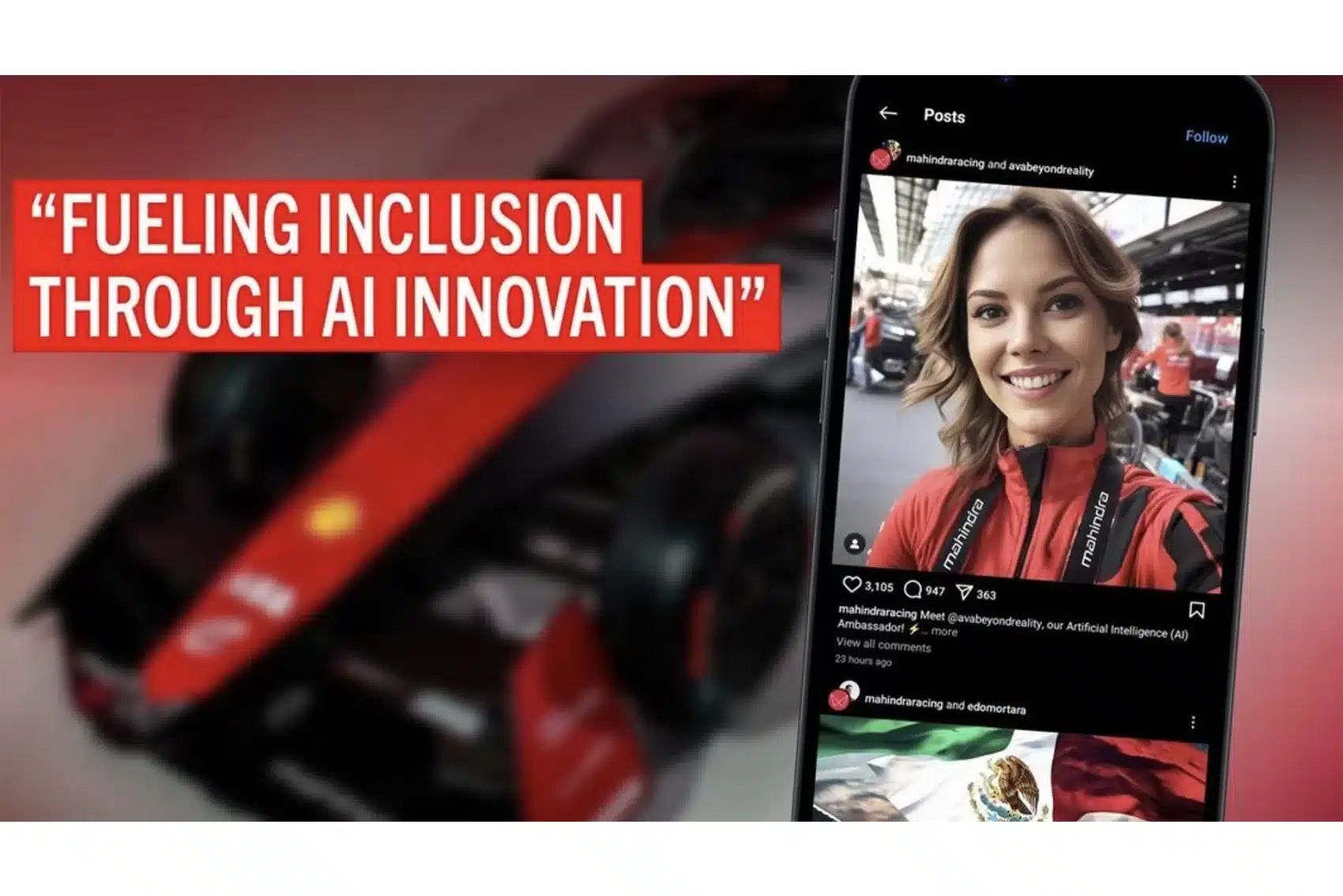 AI, Mahindra, kamu csaj, motorsport