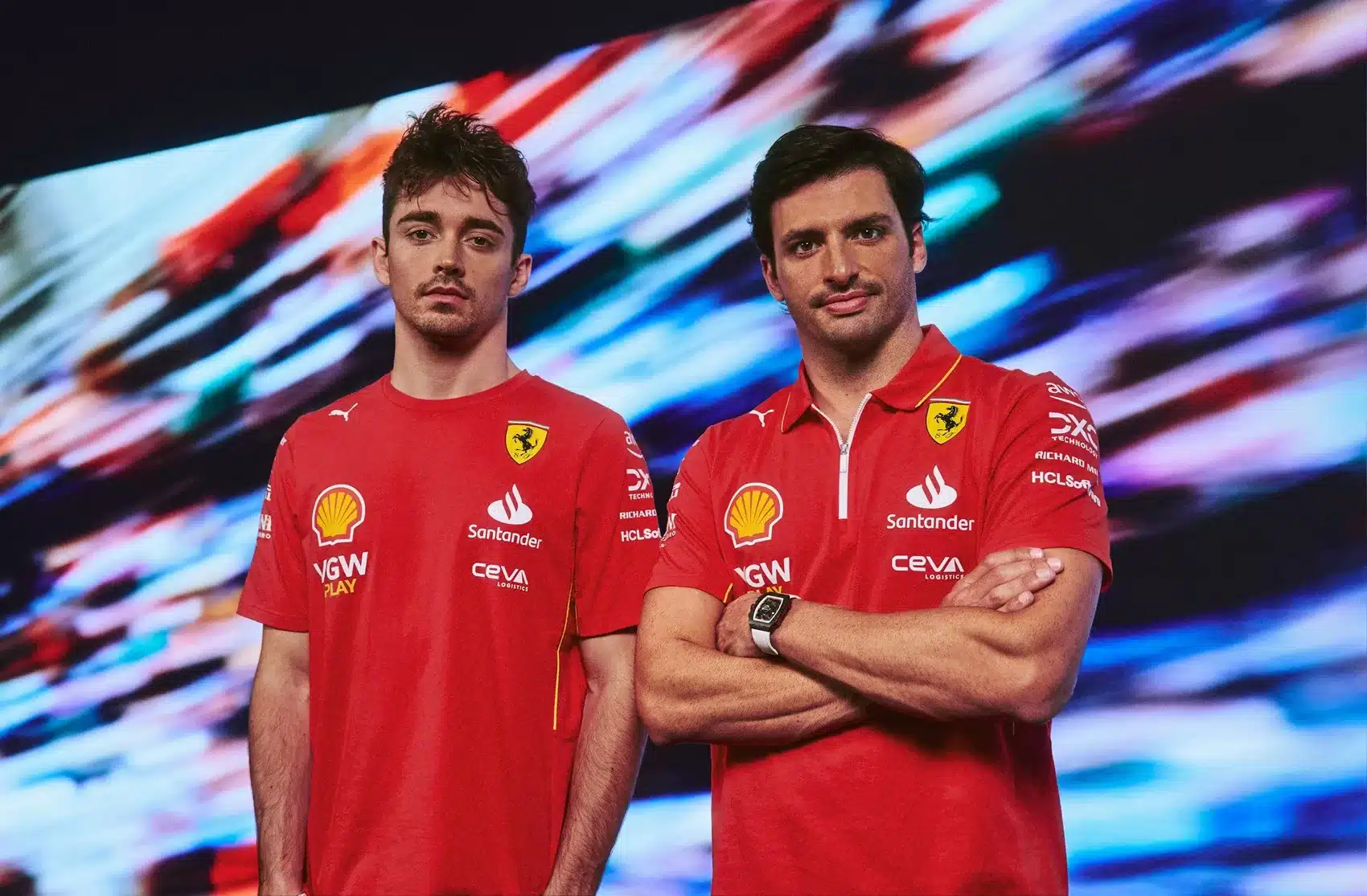 Charles Leclerc, Carlos Sainz, Ferrari