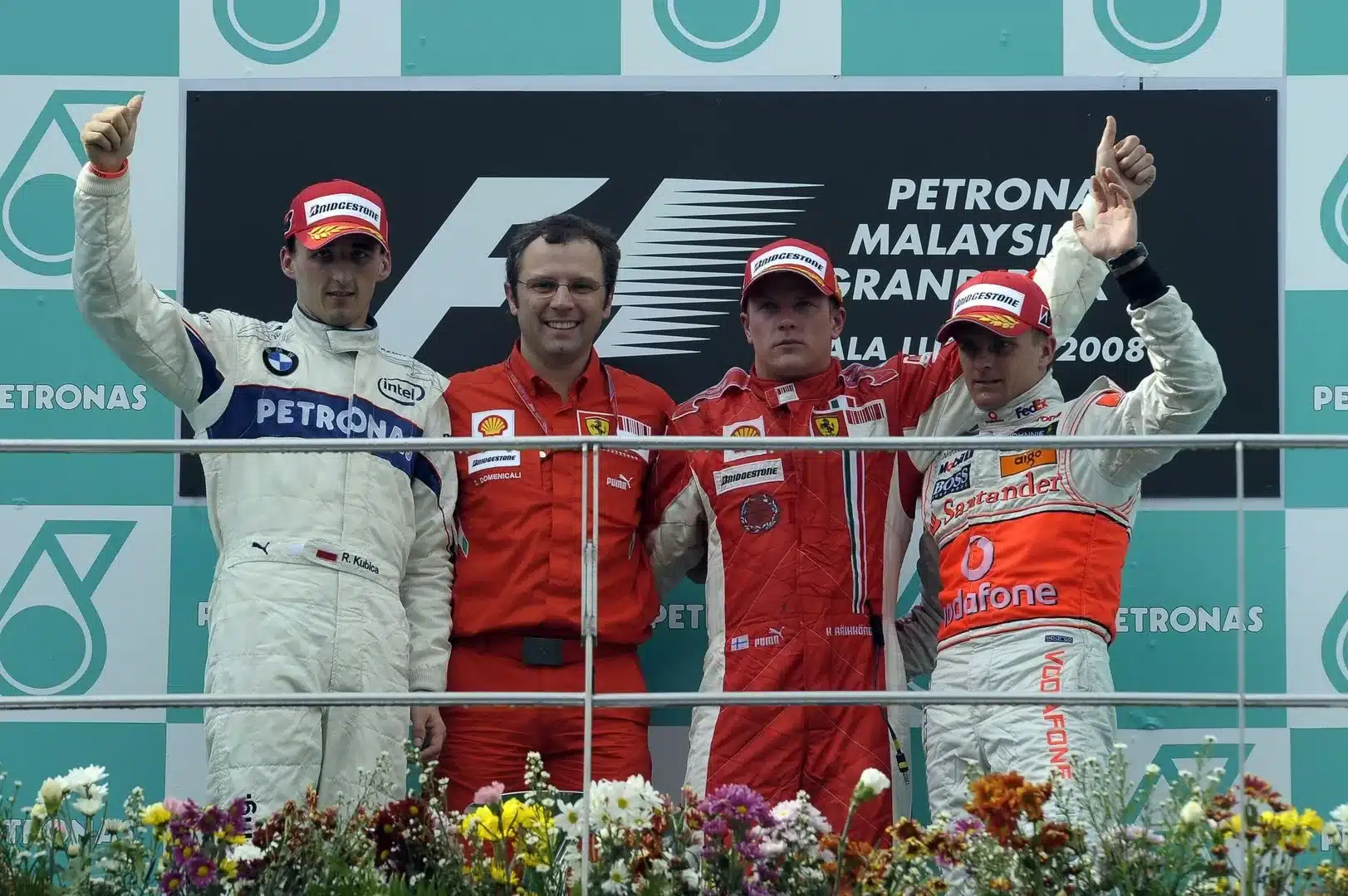 Robert Kubica, Kimi Räikkönen, Heikki Kovalainen