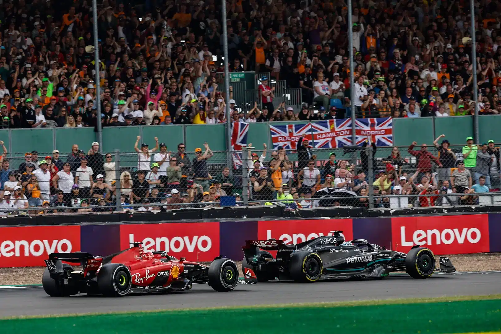 F1, Brit Nagydíj, George Russell, Charles Leclerc, Silverstone