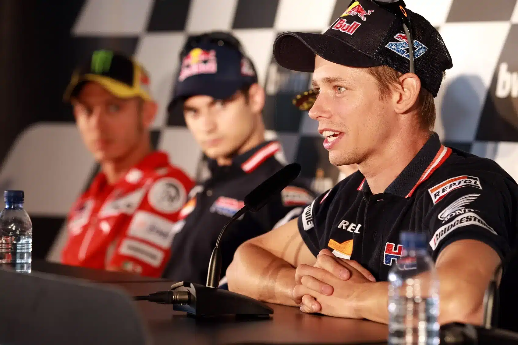Casey Stoner, Dani Pedrosa, Valentino Rossi