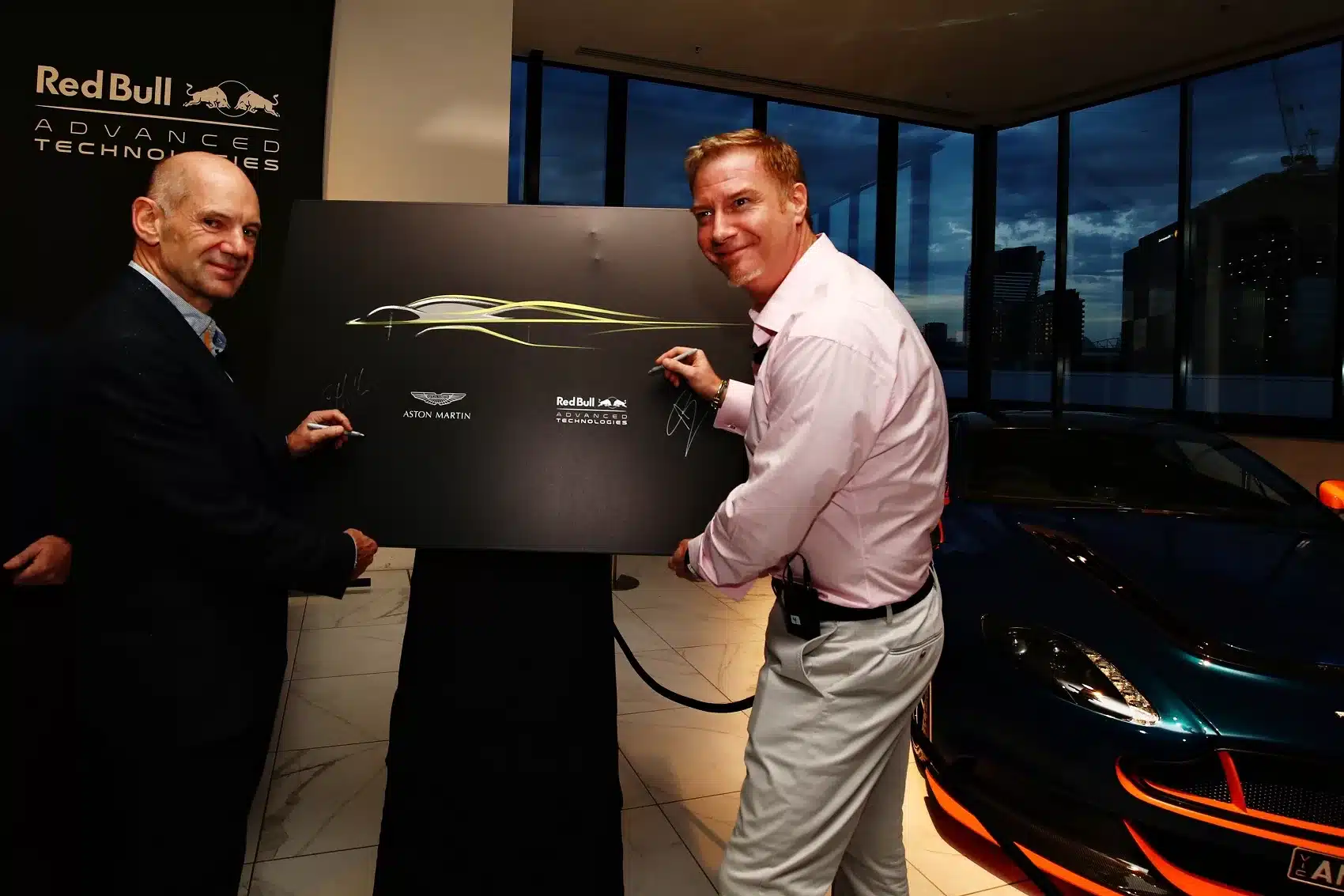 Adrian Newey, Marek Reichman, Aston Martin